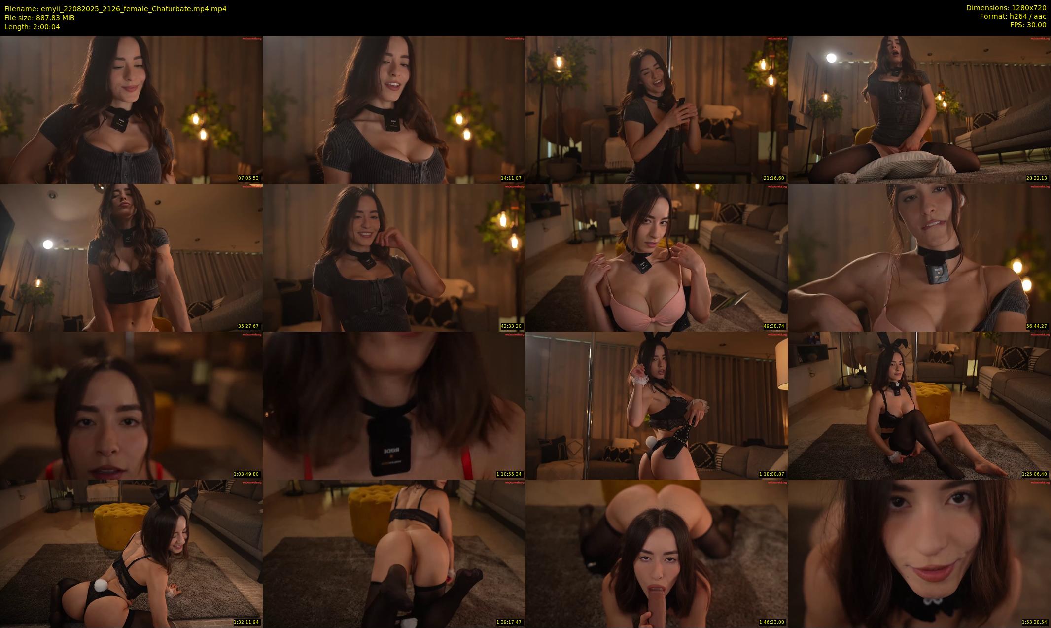 emyii — 121 minute Chaturbate female cam show recording, 720p, Aug 22, 2025