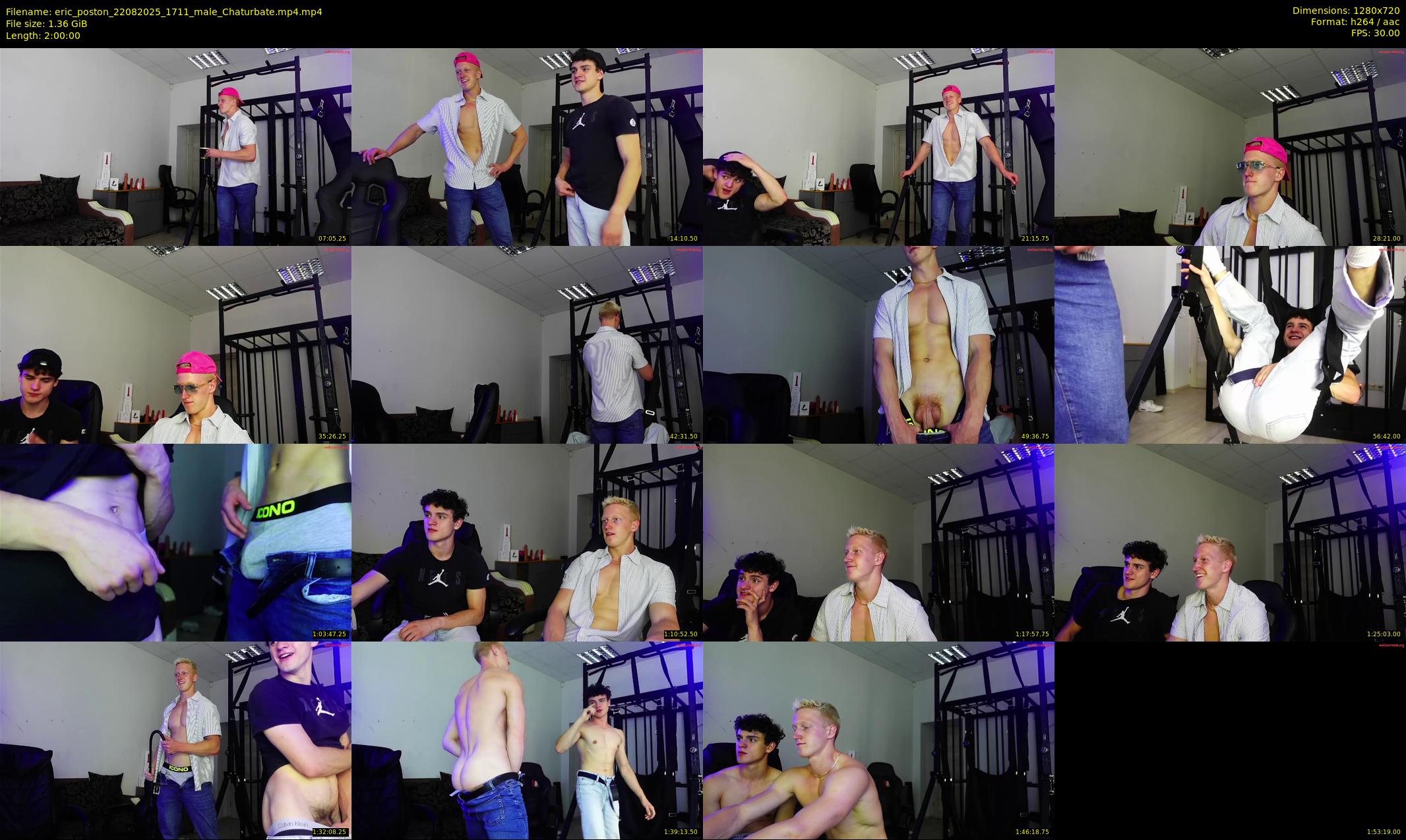 eric_poston — 120 minute Chaturbate male cam show recording, 720p, Aug 22, 2025
