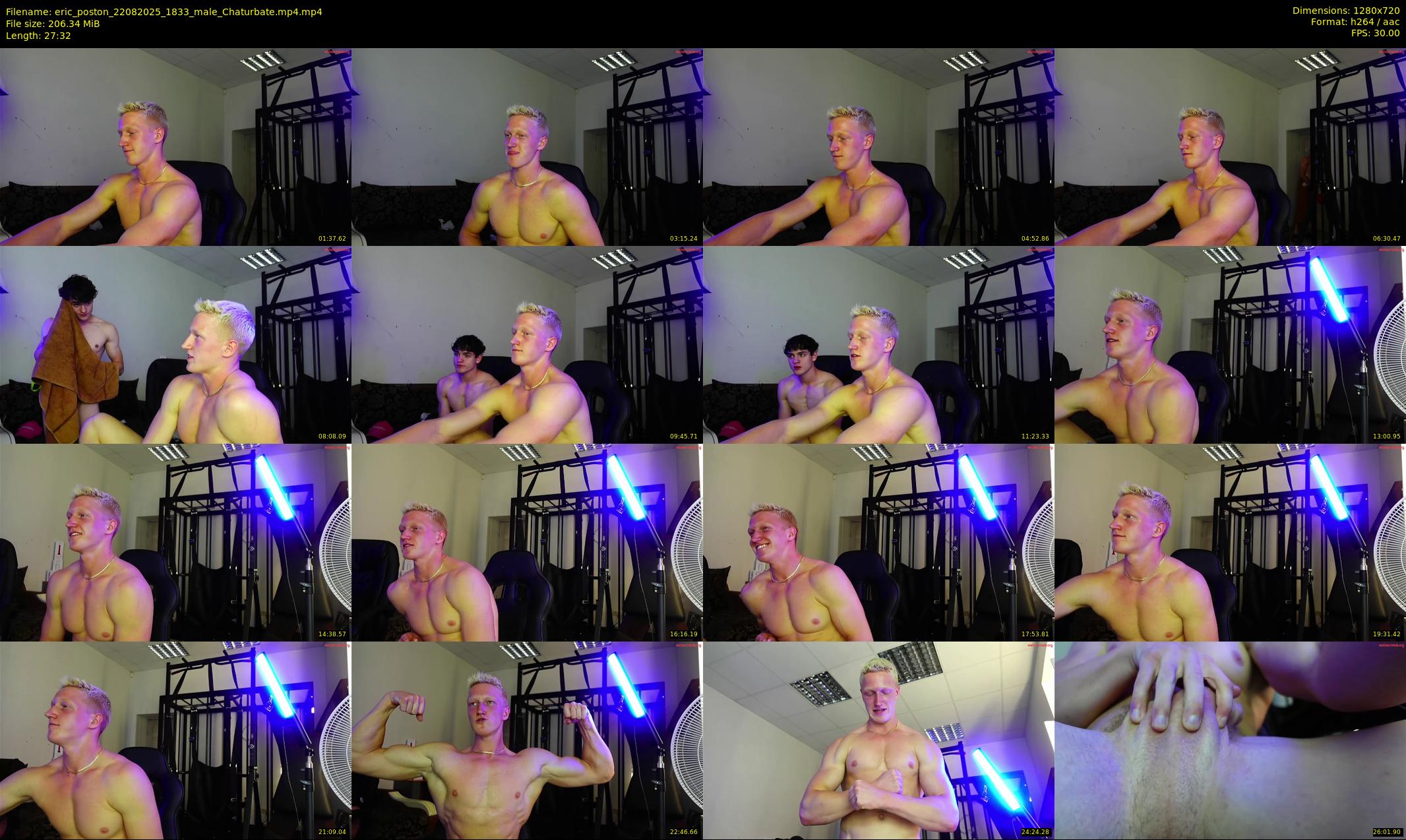 eric_poston — 28 minute Chaturbate male cam show recording, 720p, Aug 22, 2025