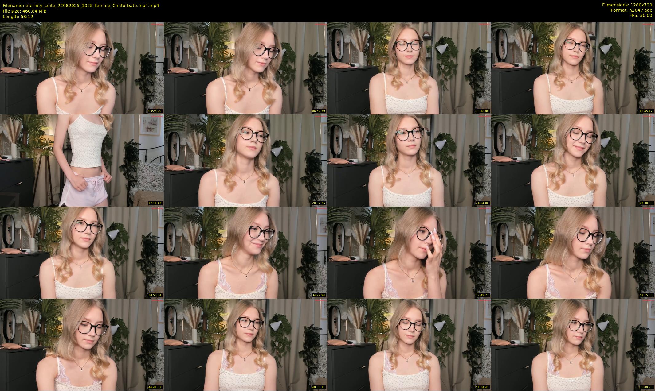eternity_cuite — 59 minute Chaturbate female cam show recording, 720p, Aug 22, 2025