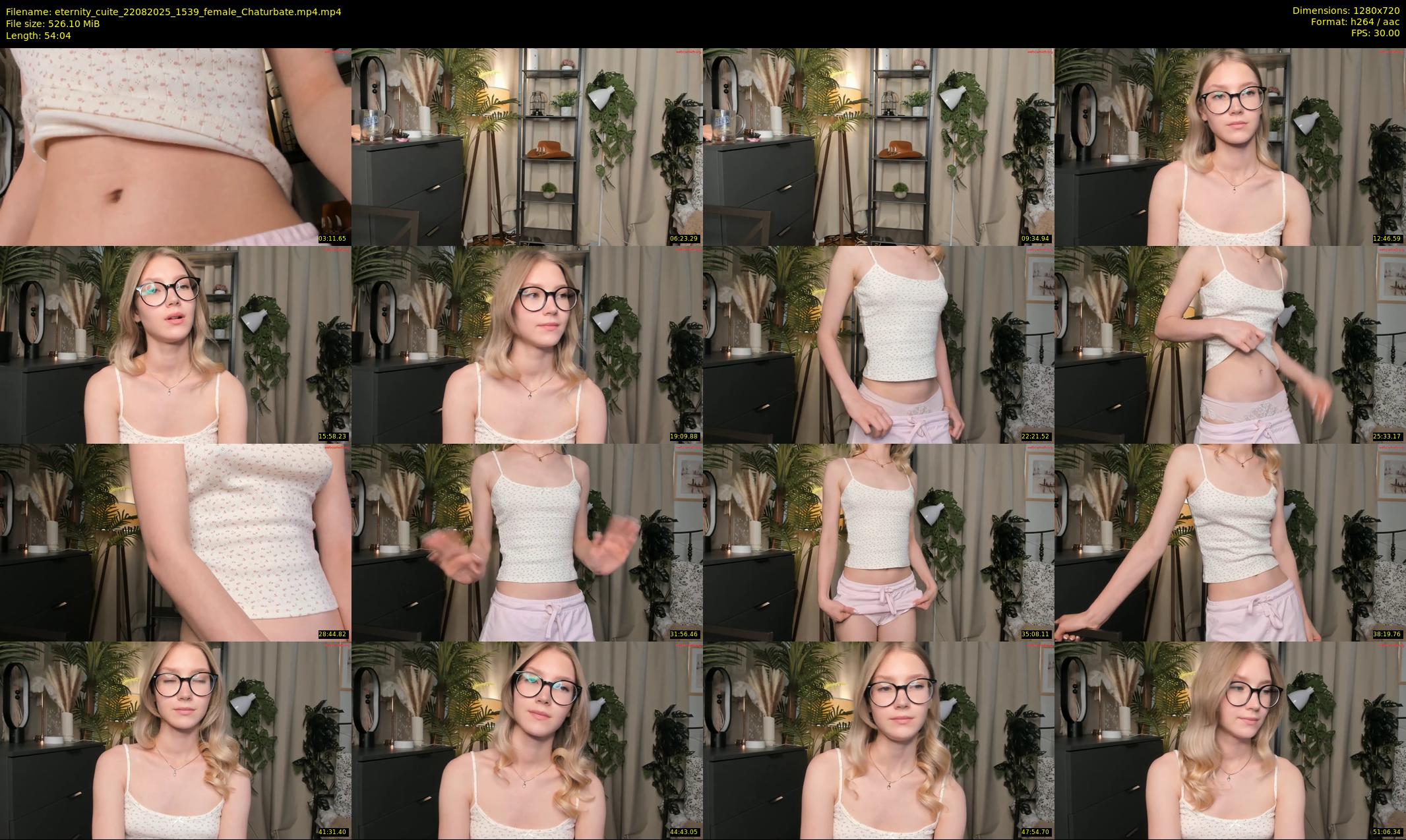 eternity_cuite — 55 minute Chaturbate female cam show recording, 720p, Aug 22, 2025