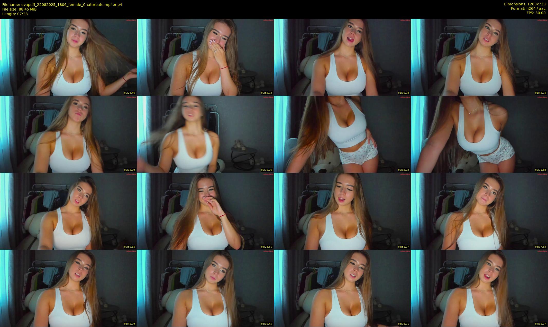 evapuff — 8 minute Chaturbate female cam show recording, 720p, Aug 22, 2025