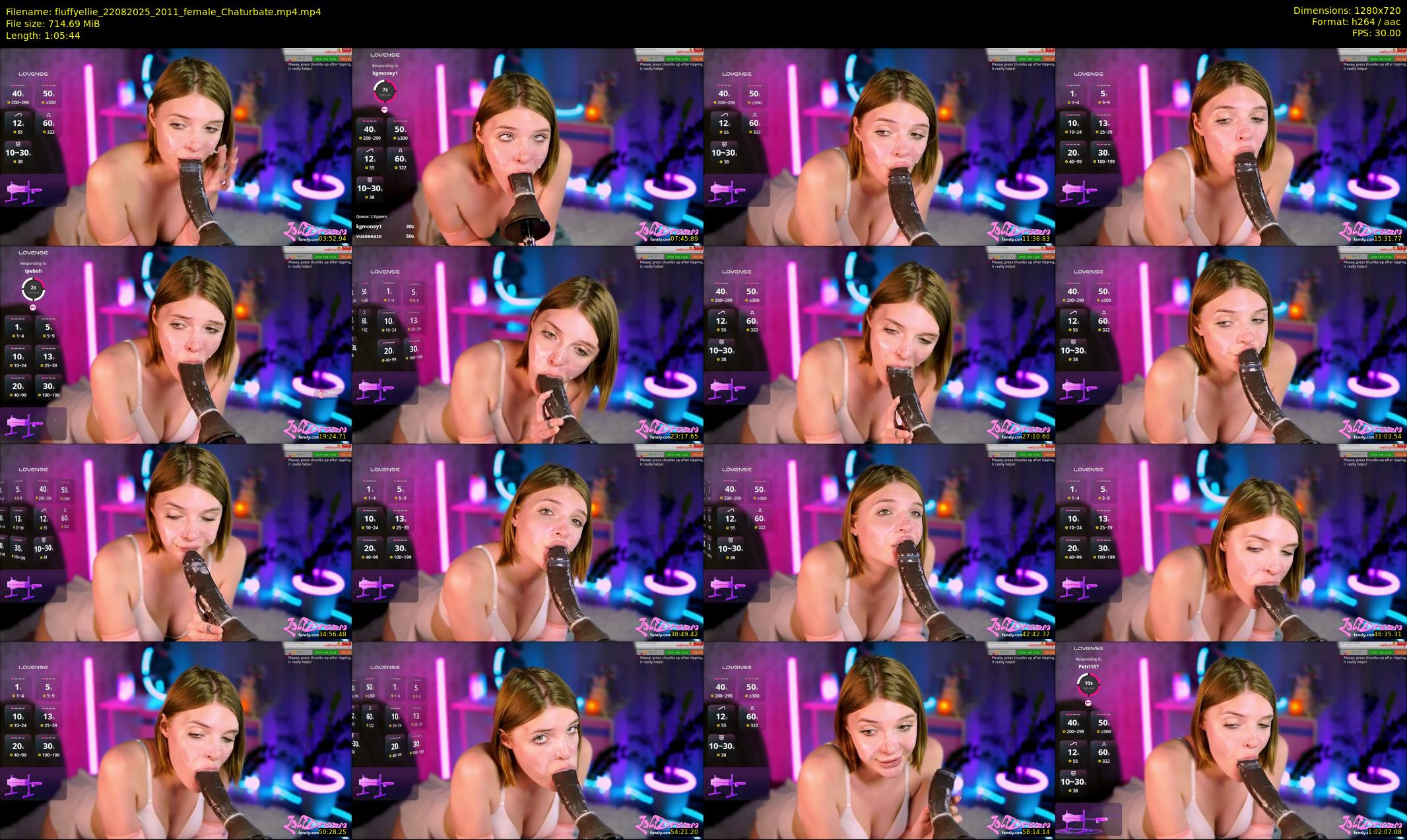 fluffyellie — 66 minute Chaturbate female cam show recording, 720p, Aug 22, 2025
