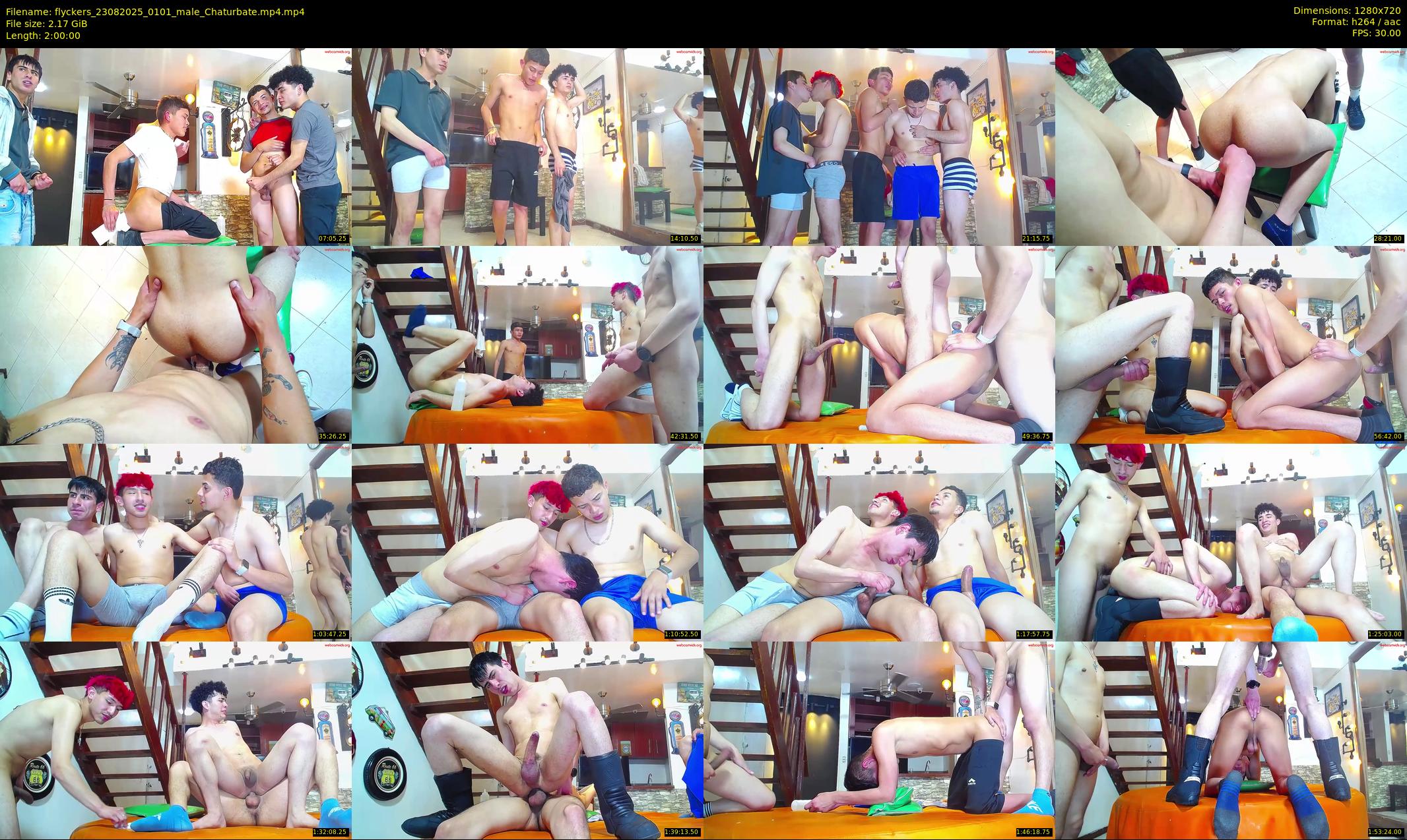 flyckers — 120 minute Chaturbate male cam show recording, 720p, Aug 23, 2025