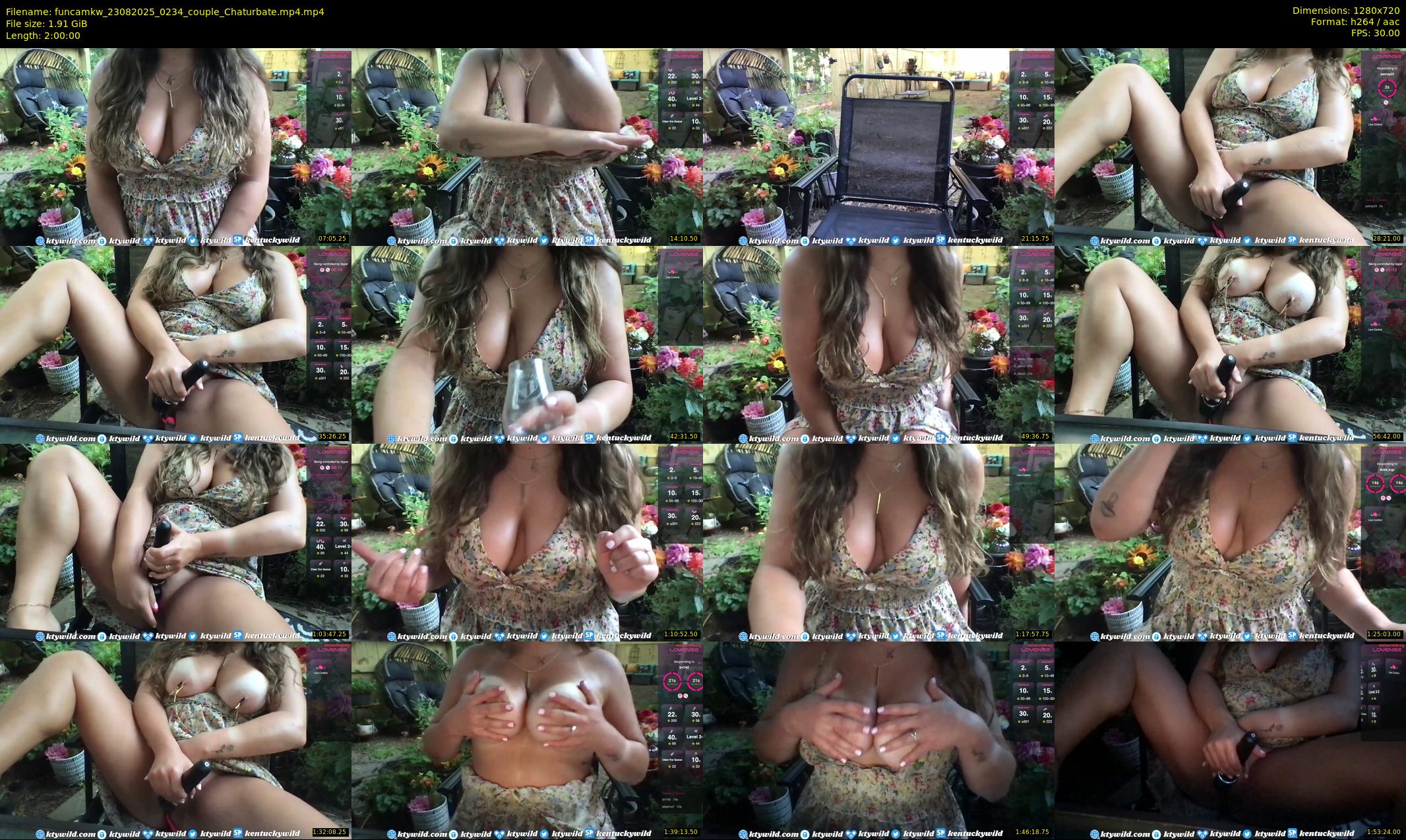 funcamkw — 120 minute Chaturbate female cam show recording, 720p, Aug 23, 2025