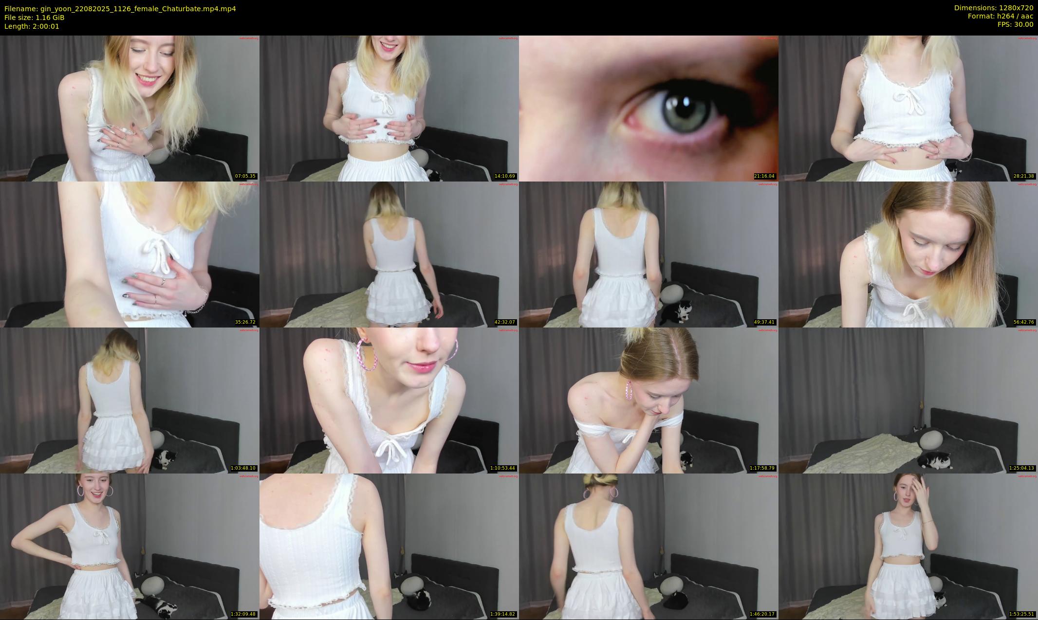 gin_yoon — 121 minute Chaturbate female cam show recording, 720p, Aug 22, 2025