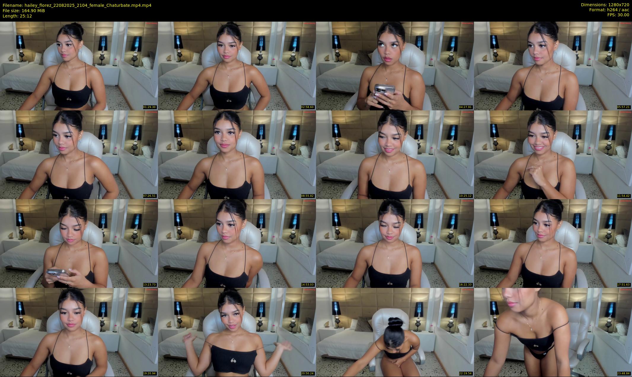 hailey_florez — 26 minute Chaturbate female cam show recording, 720p, Aug 22, 2025