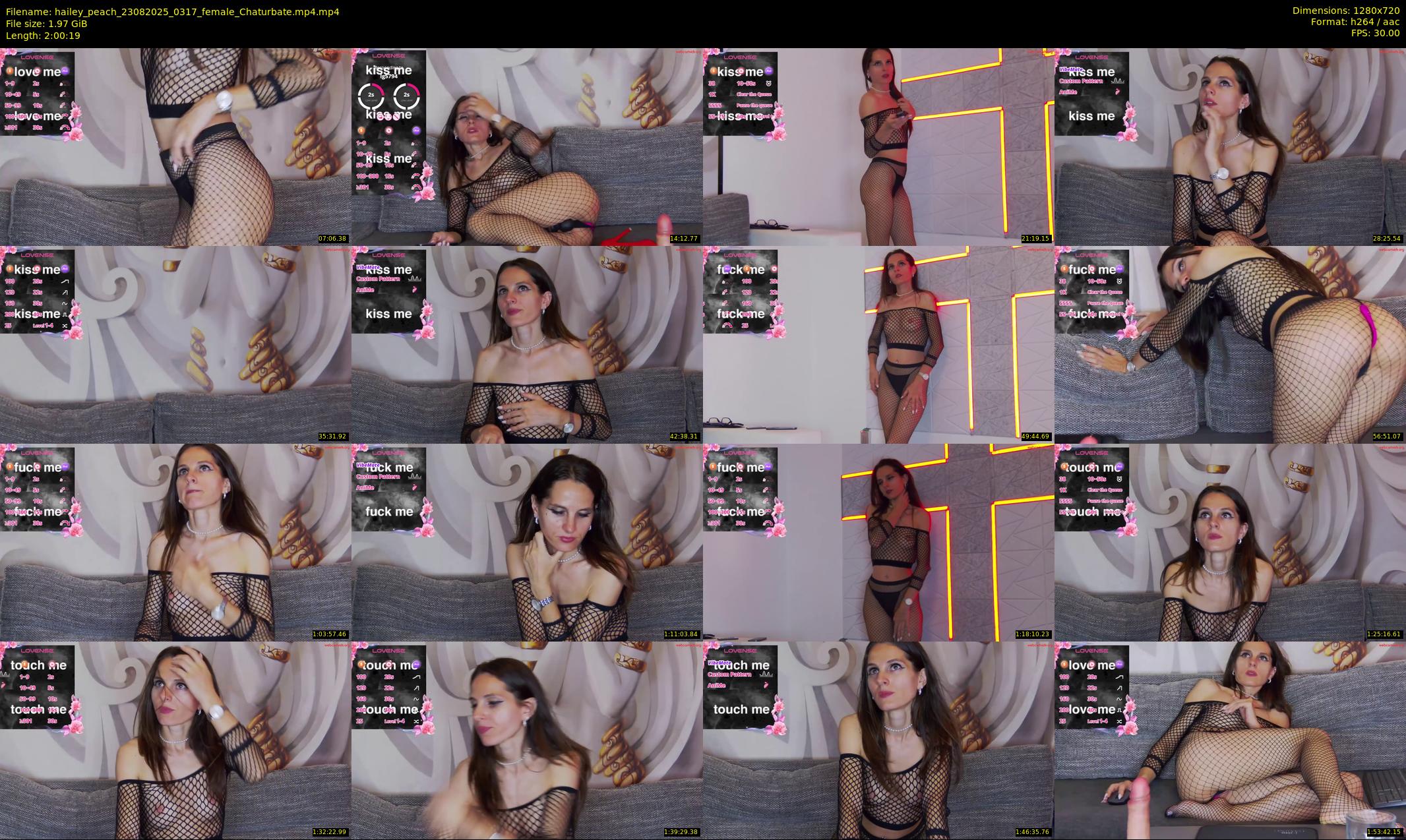 hailey_peach — 121 minute Chaturbate female cam show recording, 720p, Aug 23, 2025