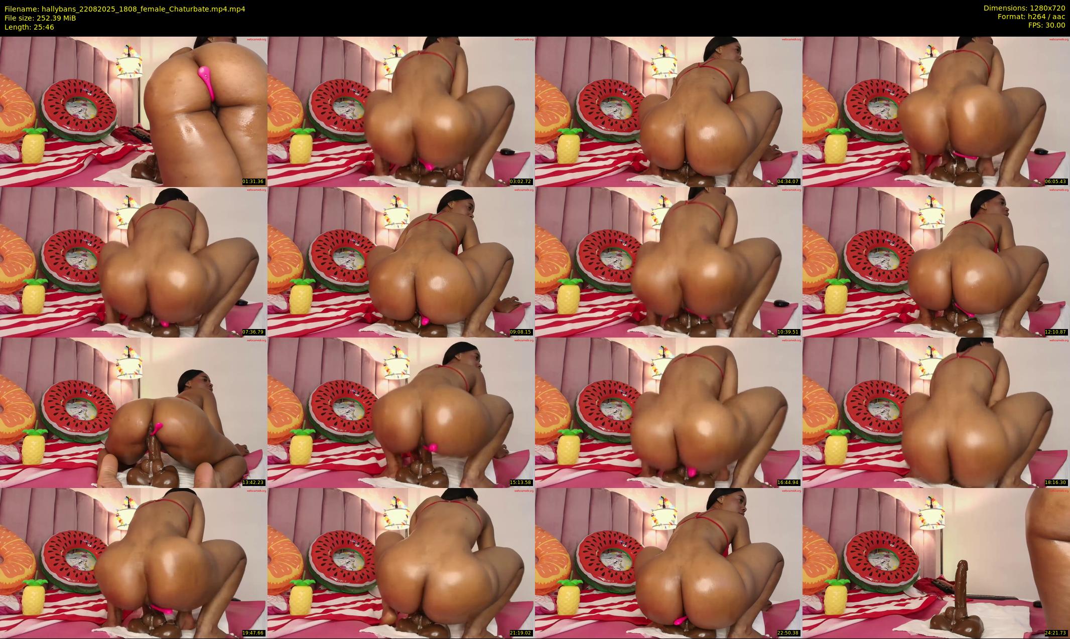 hallybans — 26 minute Chaturbate female cam show recording, 720p, Aug 22, 2025