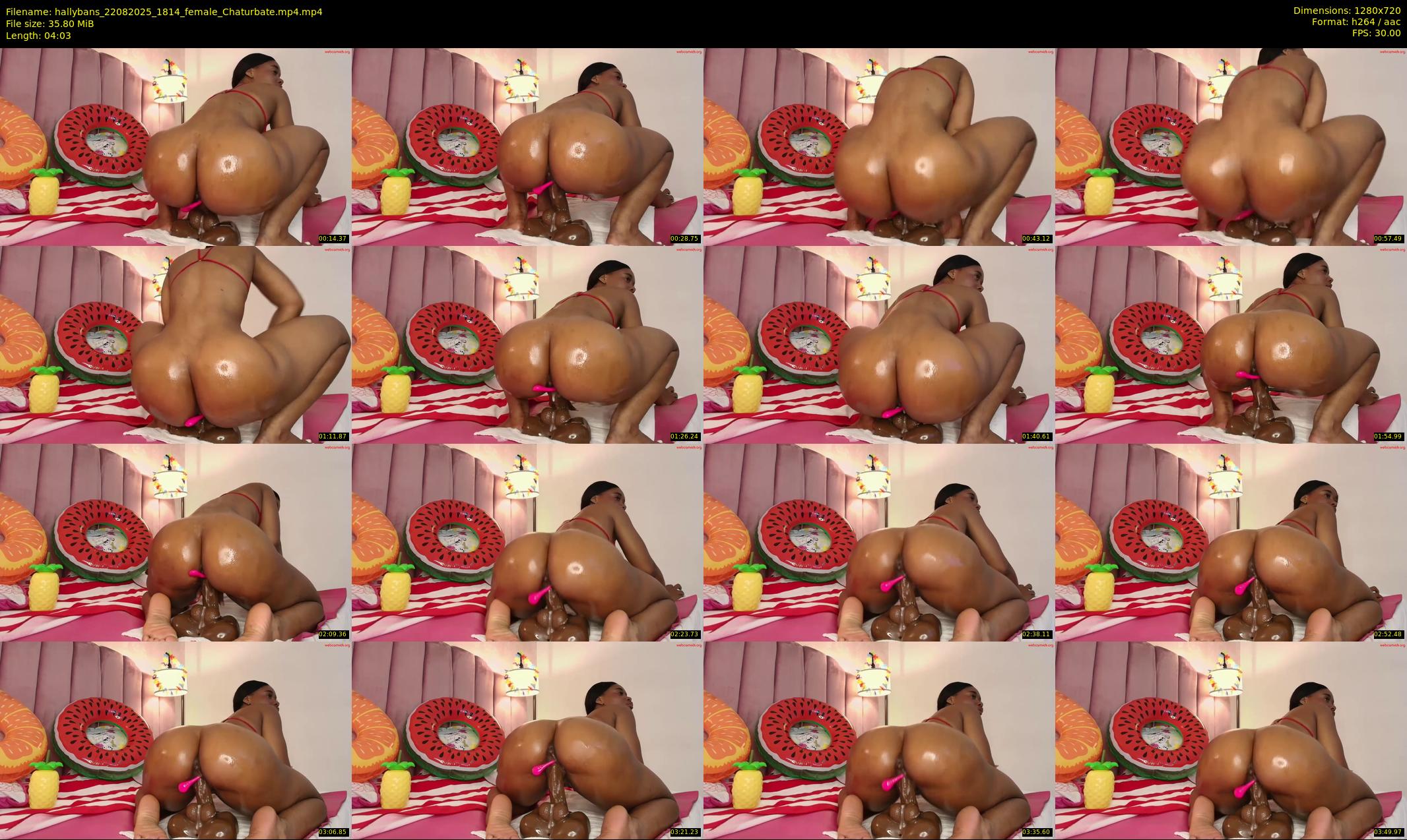 hallybans — 5 minute Chaturbate female cam show recording, 720p, Aug 22, 2025