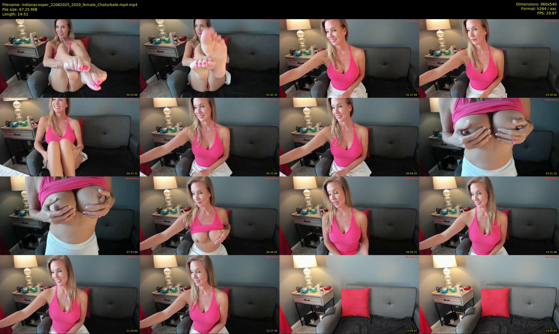 indianacooper — 15 minute Chaturbate female cam show recording, 480p, Aug 22, 2025