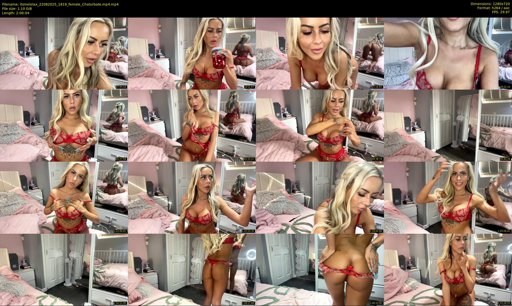 itsmelolax — 121 minute Chaturbate female cam show recording, 720p, Aug 22, 2025
