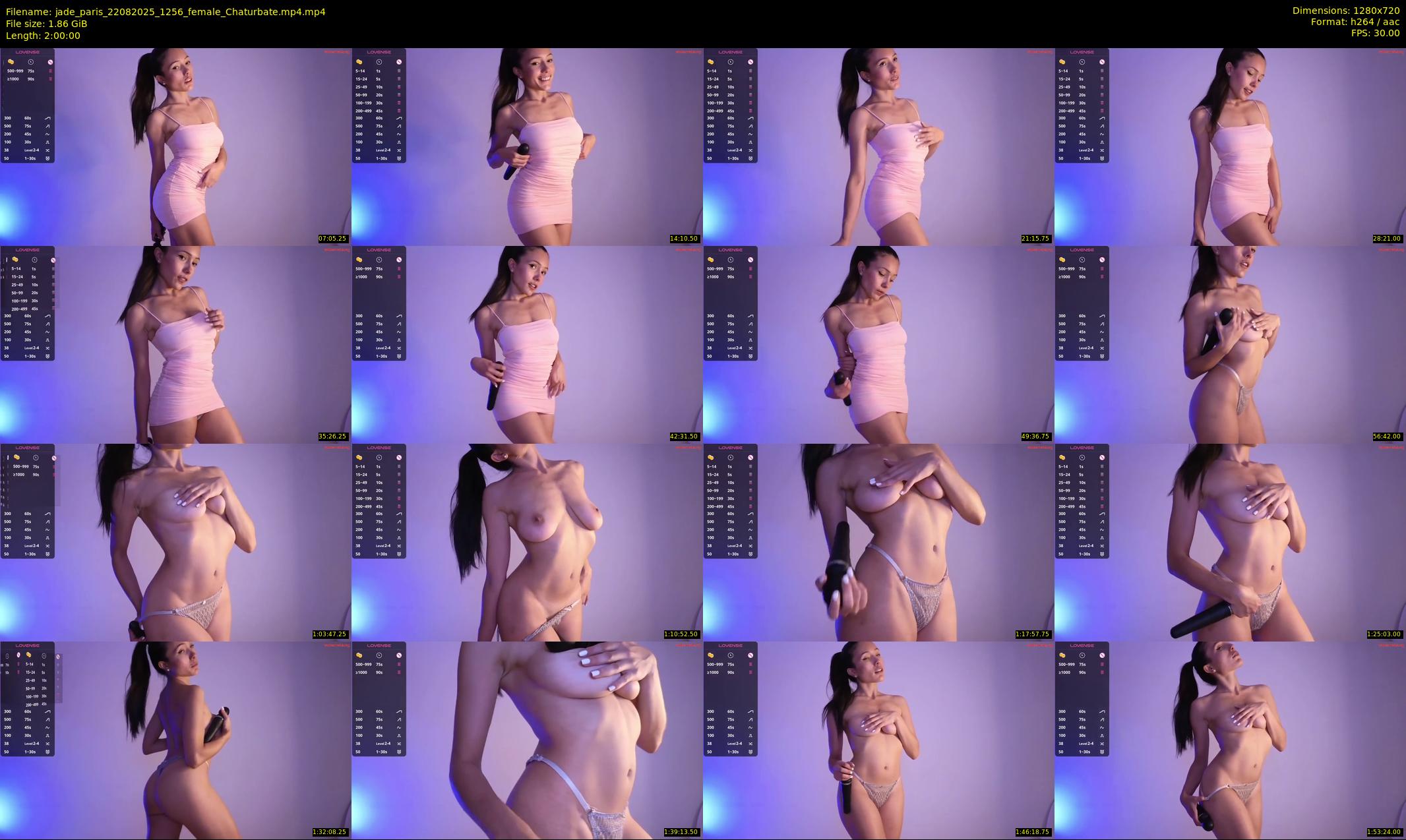 jade_paris — 120 minute Chaturbate female cam show recording, 720p, Aug 22, 2025