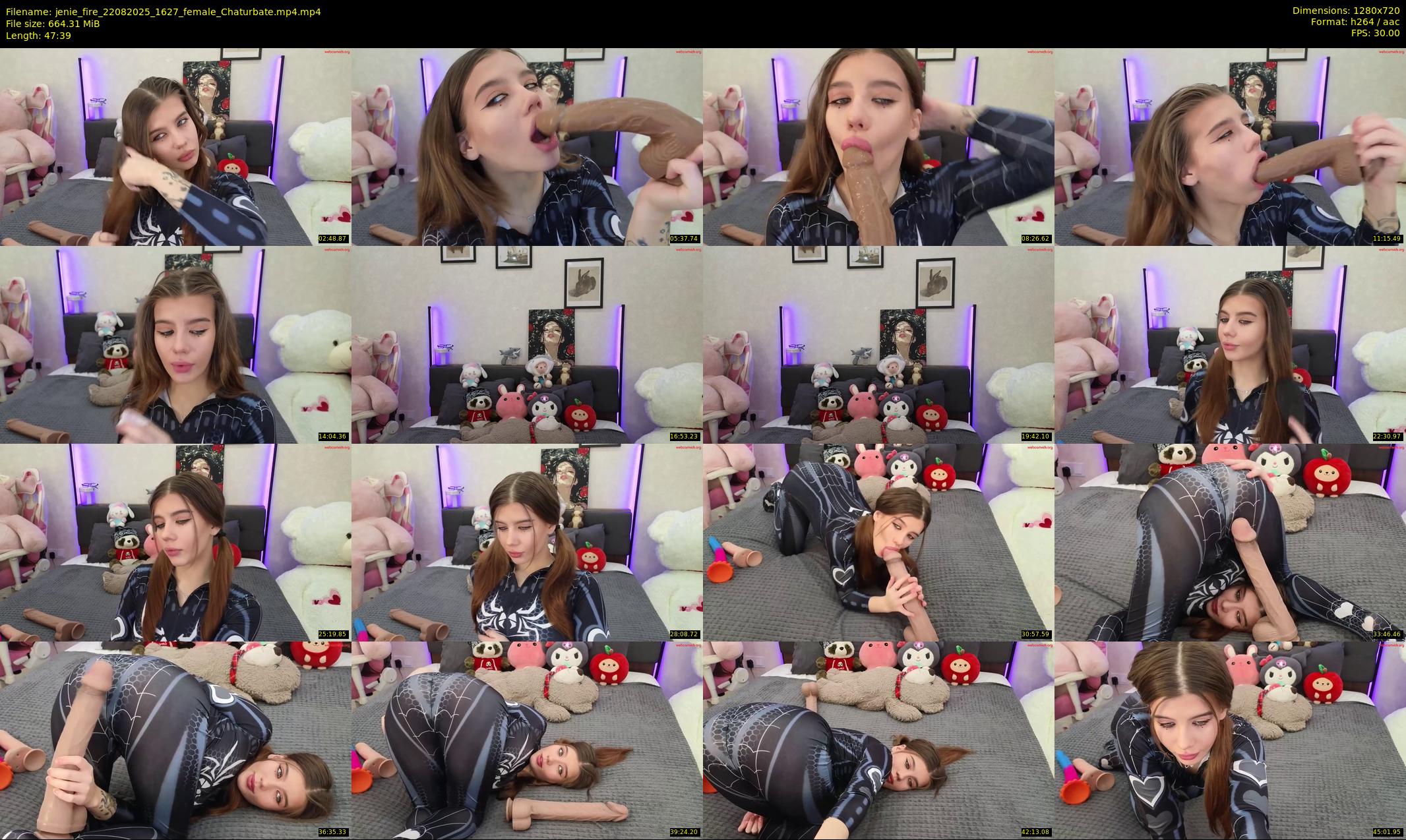 jenie_fire — 48 minute Chaturbate female cam show recording, 720p, Aug 22, 2025