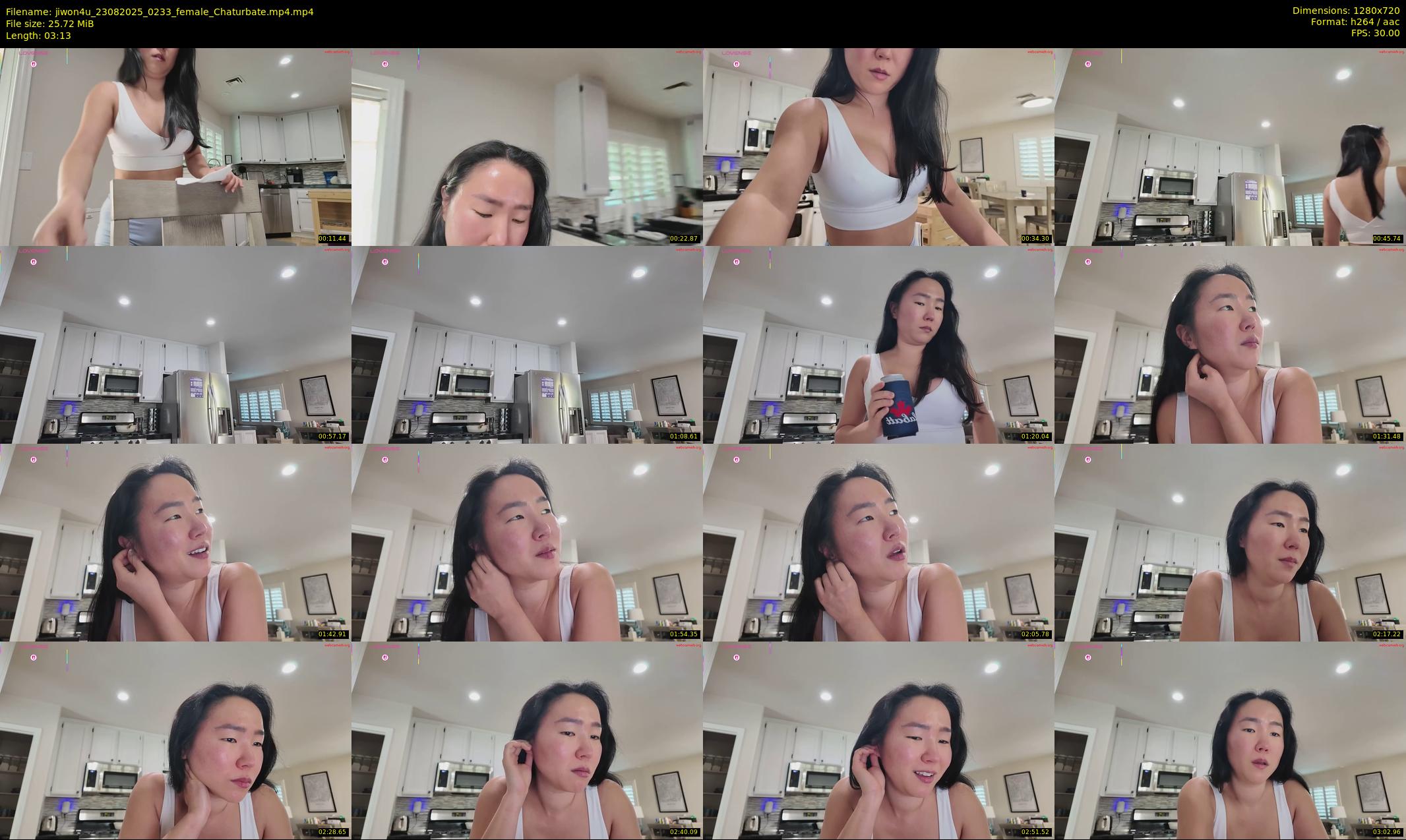 jiwon4u — 4 minute Chaturbate female cam show recording, 720p, Aug 23, 2025
