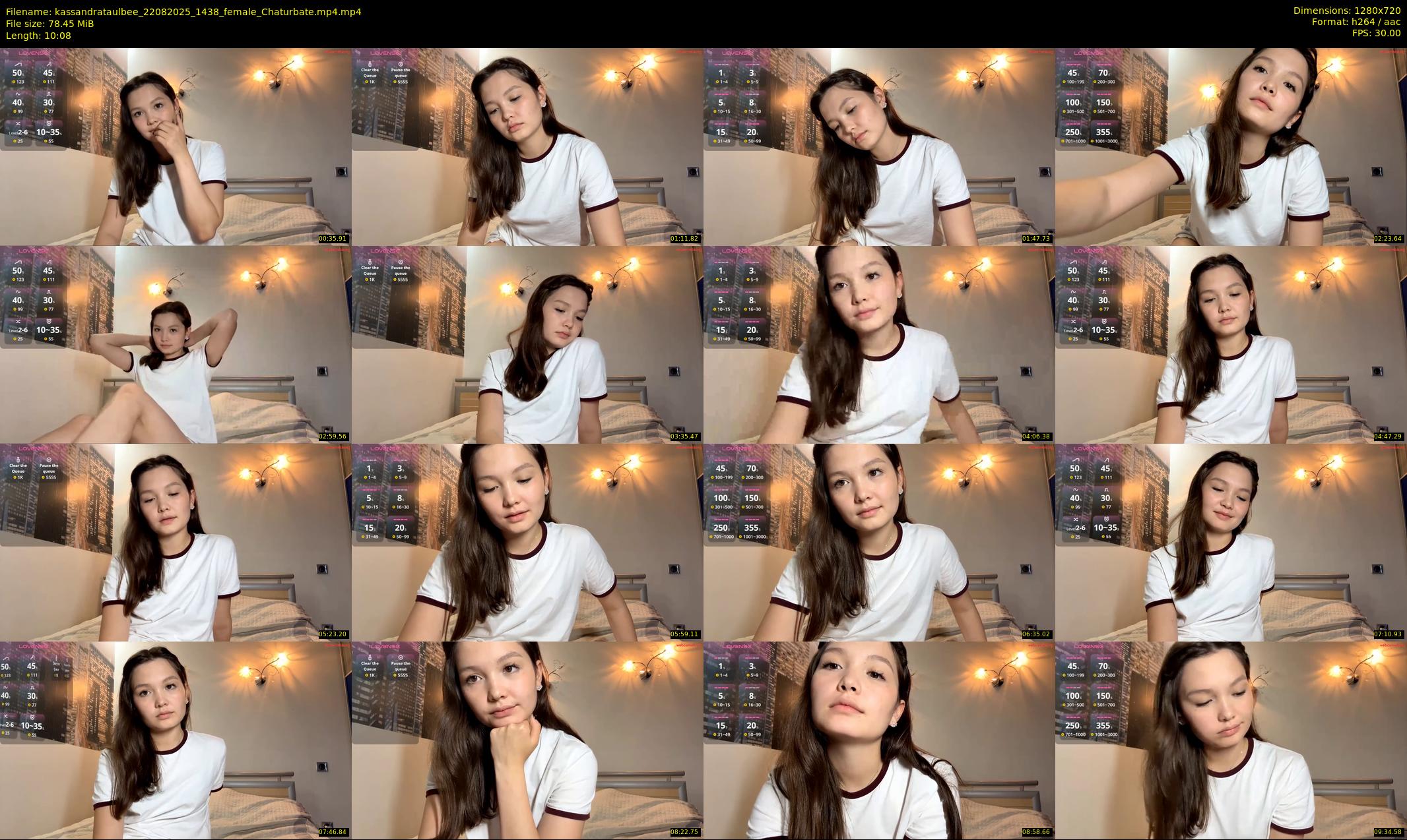 kassandrataulbee — 11 minute Chaturbate female cam show recording, 720p, Aug 22, 2025