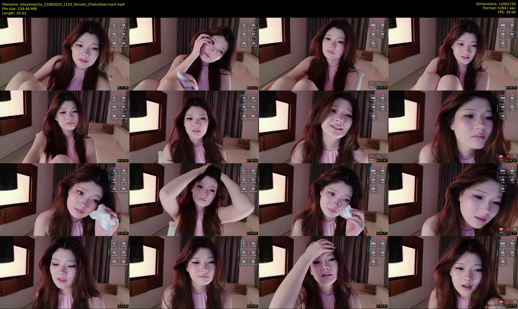 kitayamachu — 21 minute Chaturbate female cam show recording, 720p, Aug 22, 2025