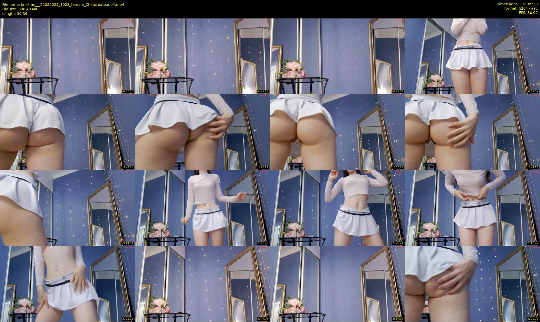 kriskras__ — 40 minute Chaturbate female cam show recording, 720p, Aug 22, 2025