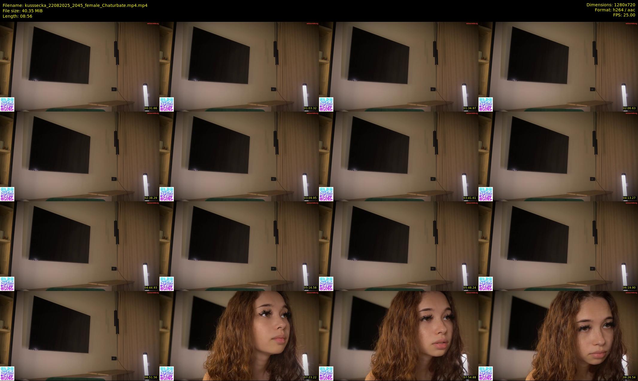 kusssecka — 9 minute Chaturbate female cam show recording, 720p, Aug 22, 2025