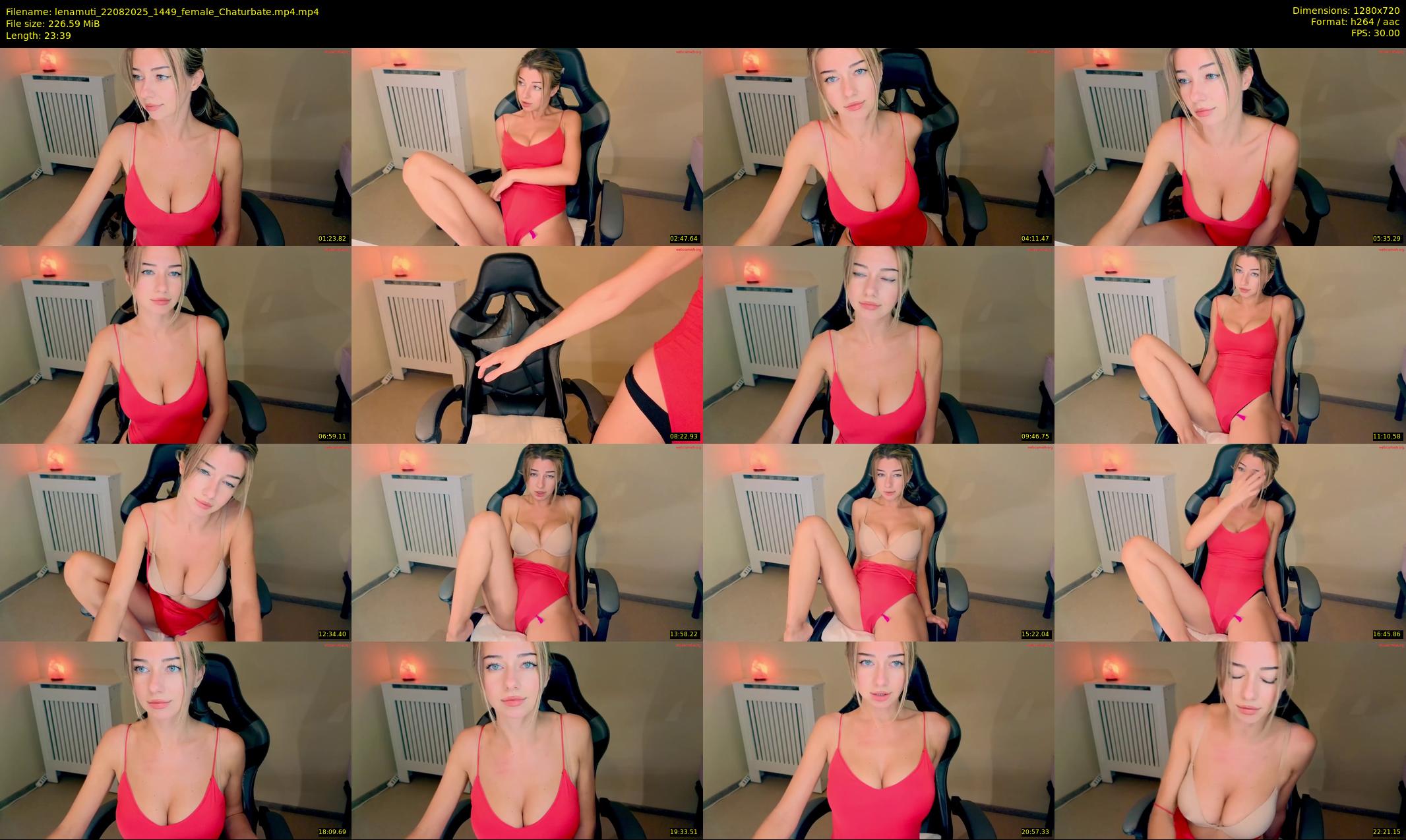lenamuti — 24 minute Chaturbate female cam show recording, 720p, Aug 22, 2025
