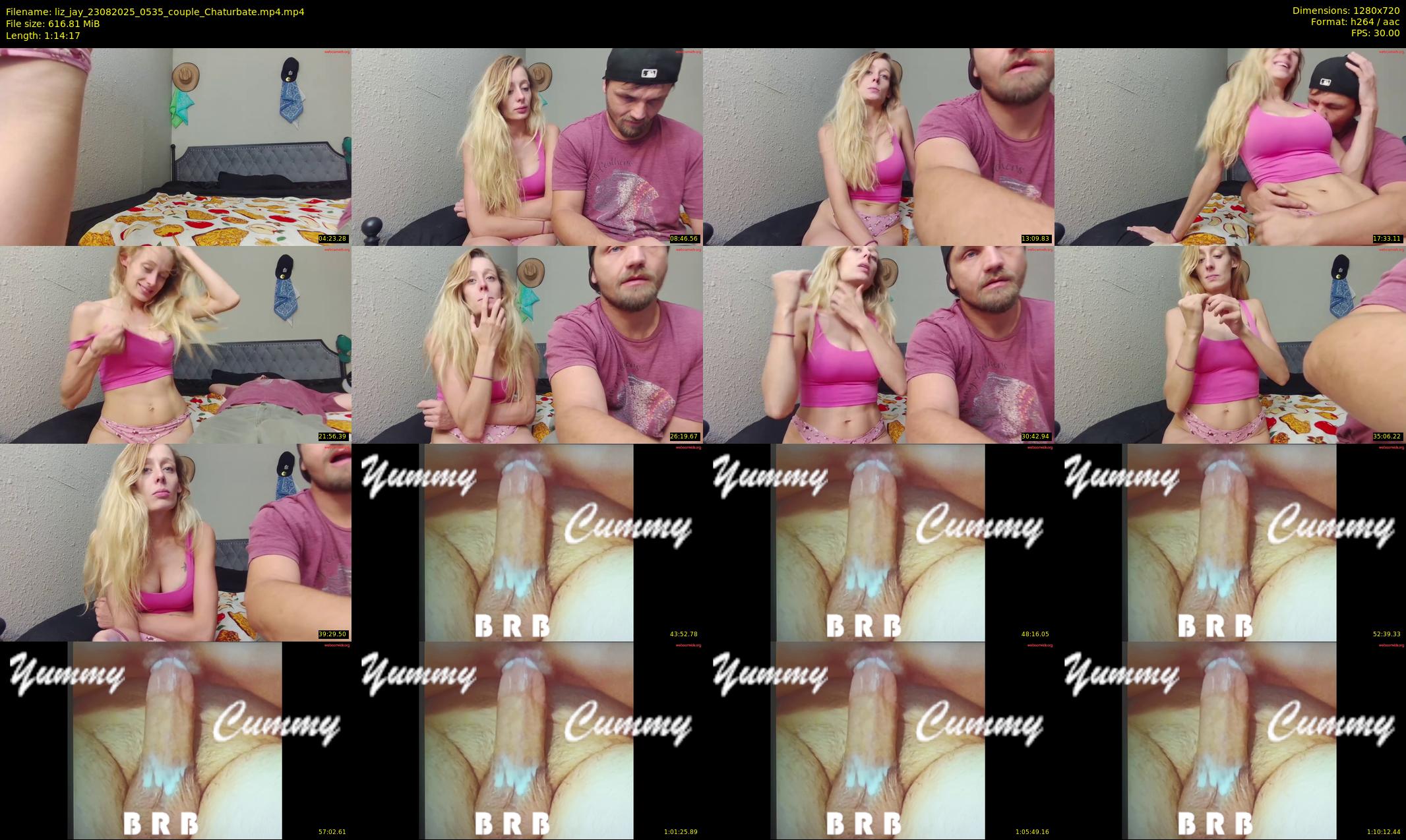 liz_jay — 75 minute Chaturbate couple cam show recording, 720p, Aug 23, 2025