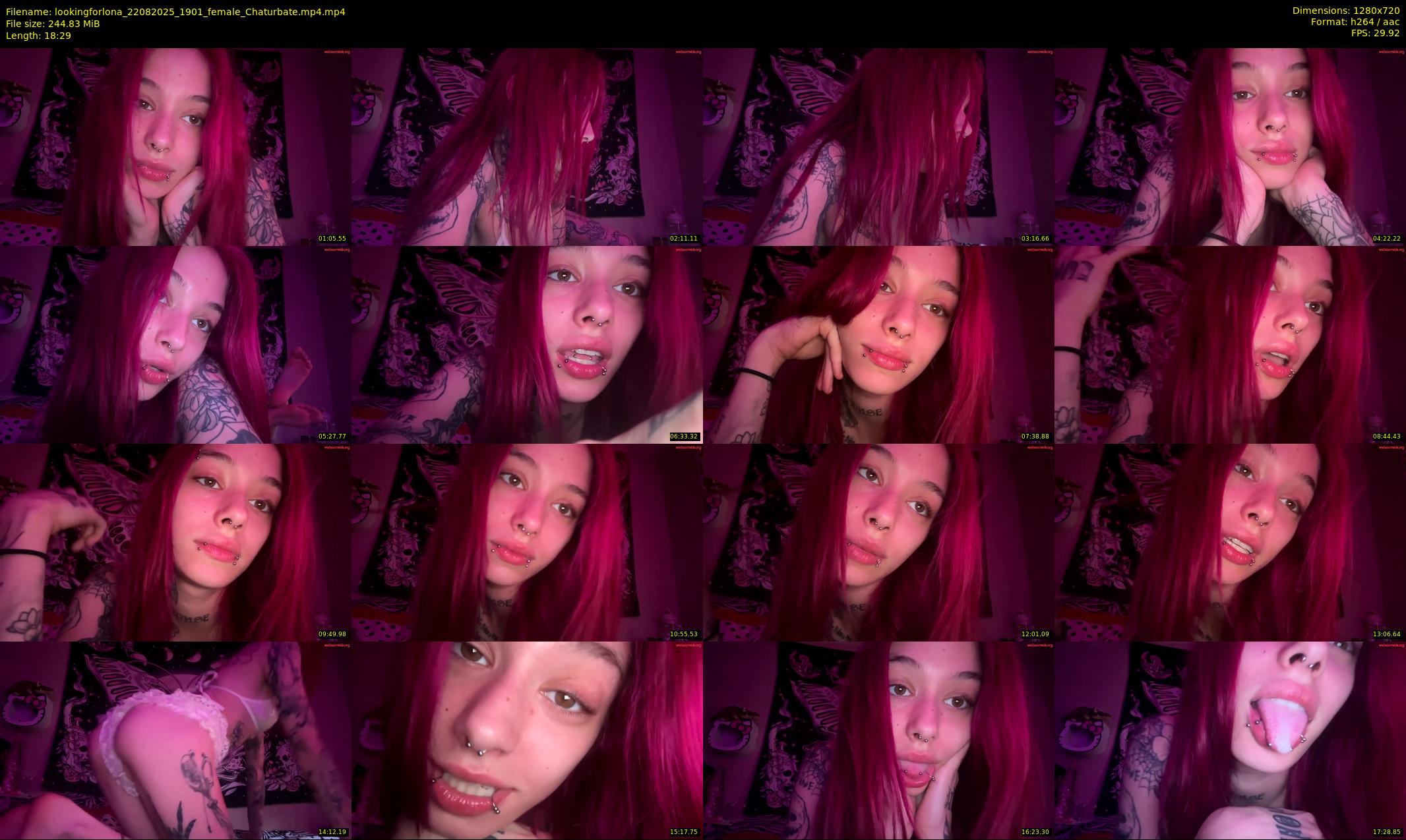 lookingforlona — 19 minute Chaturbate female cam show recording, 720p, Aug 22, 2025