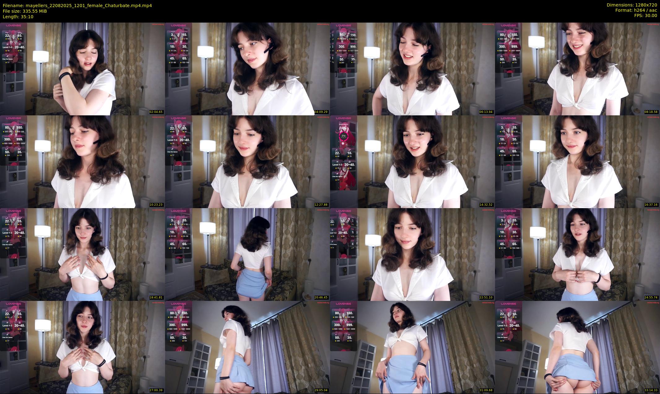 mayellers — 36 minute Chaturbate female cam show recording, 720p, Aug 22, 2025