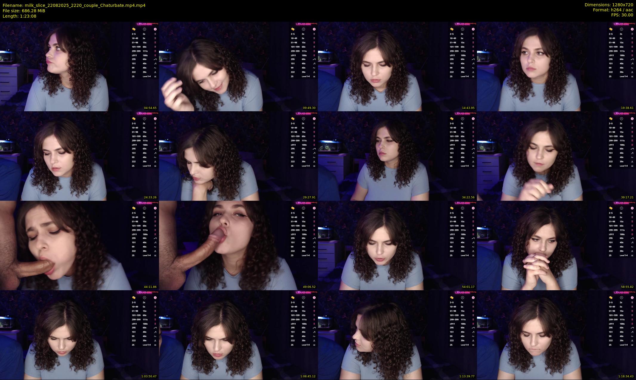 milk_slice — 84 minute Chaturbate couple cam show recording, 720p, Aug 22, 2025