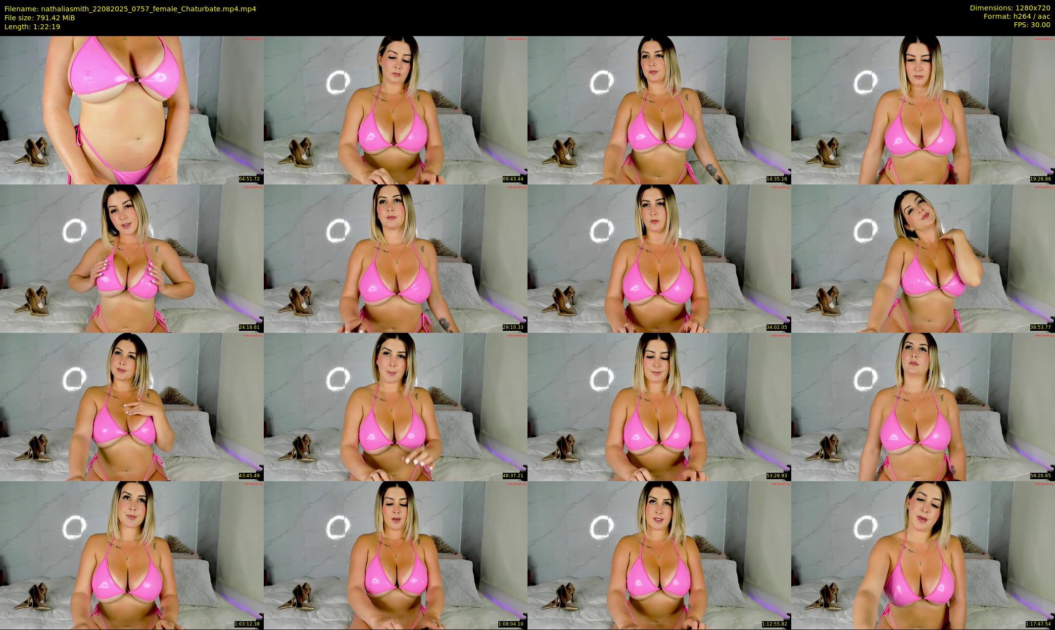 nathaliasmith — 83 minute Chaturbate female cam show recording, 720p, Aug 22, 2025