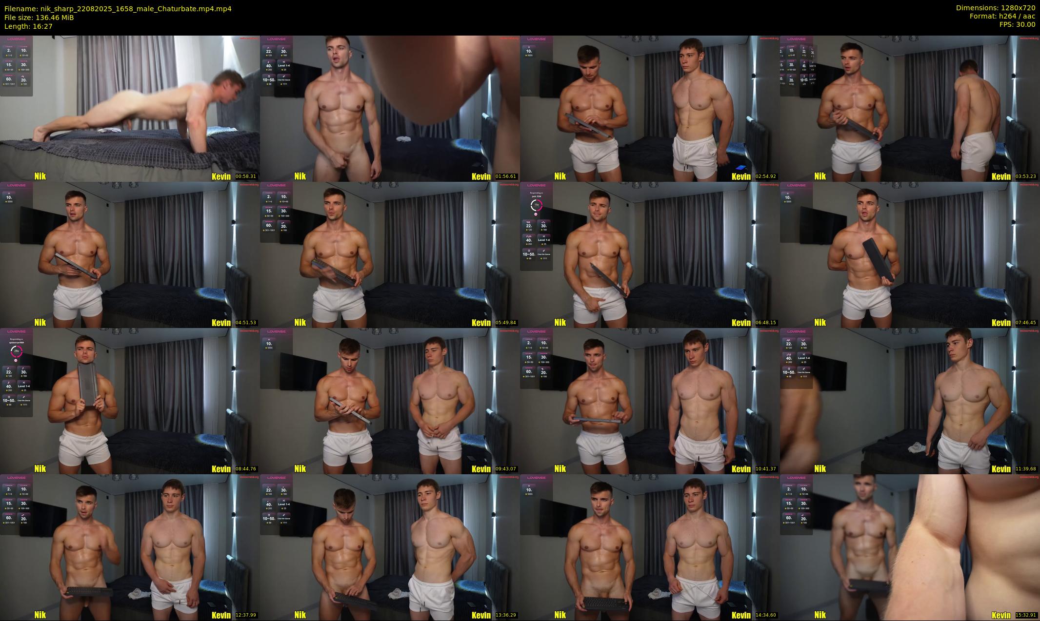 nik_sharp — 17 minute Chaturbate male cam show recording, 720p, Aug 22, 2025