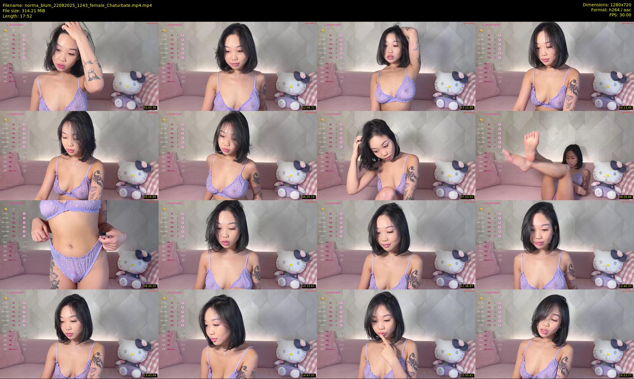 norma_blum — 18 minute Chaturbate female cam show recording, 720p, Aug 22, 2025