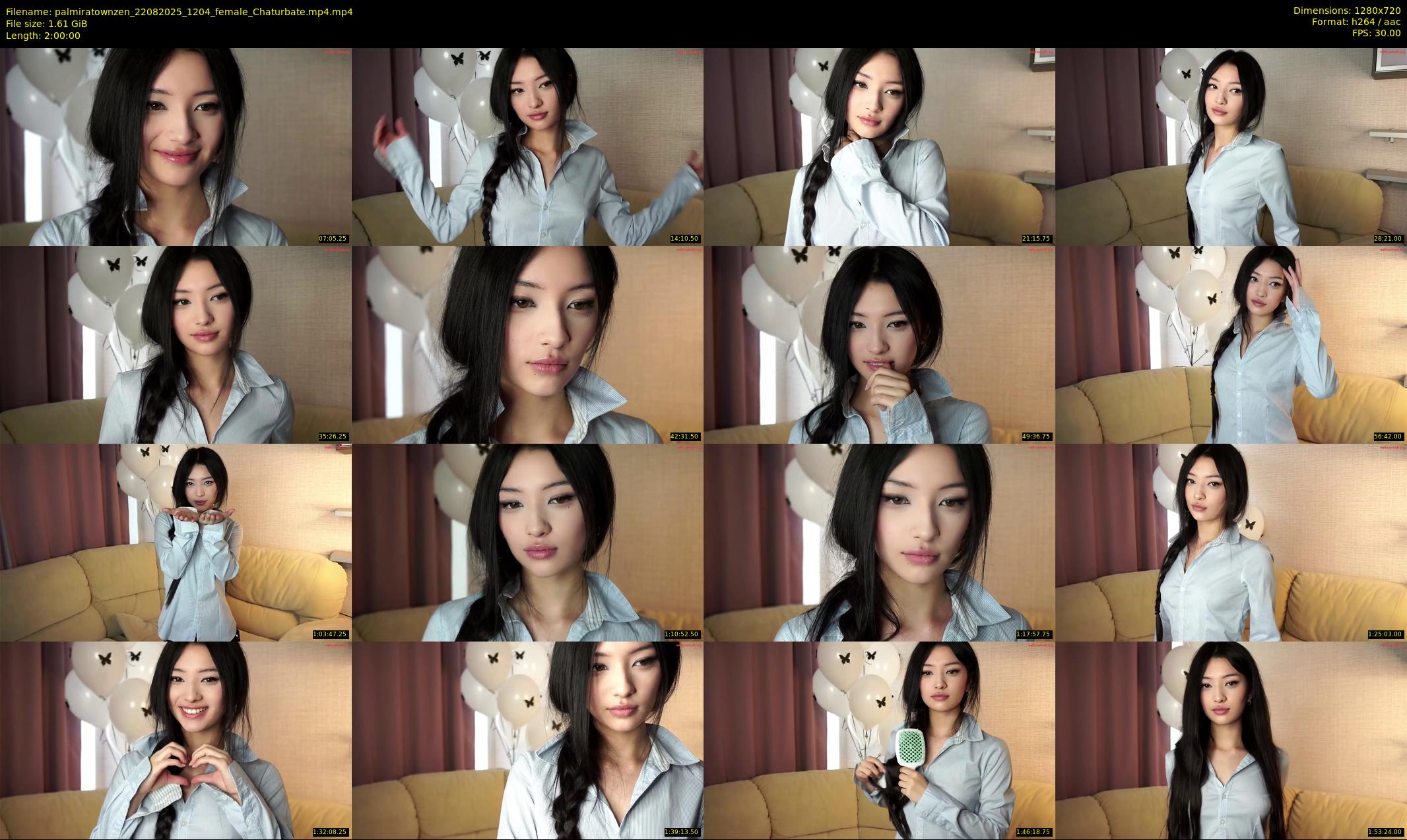 palmiratownzen — 120 minute Chaturbate female cam show recording, 720p, Aug 22, 2025