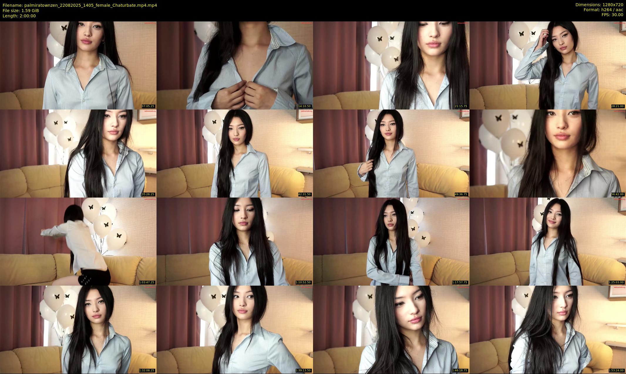 palmiratownzen — 120 minute Chaturbate female cam show recording, 720p, Aug 22, 2025