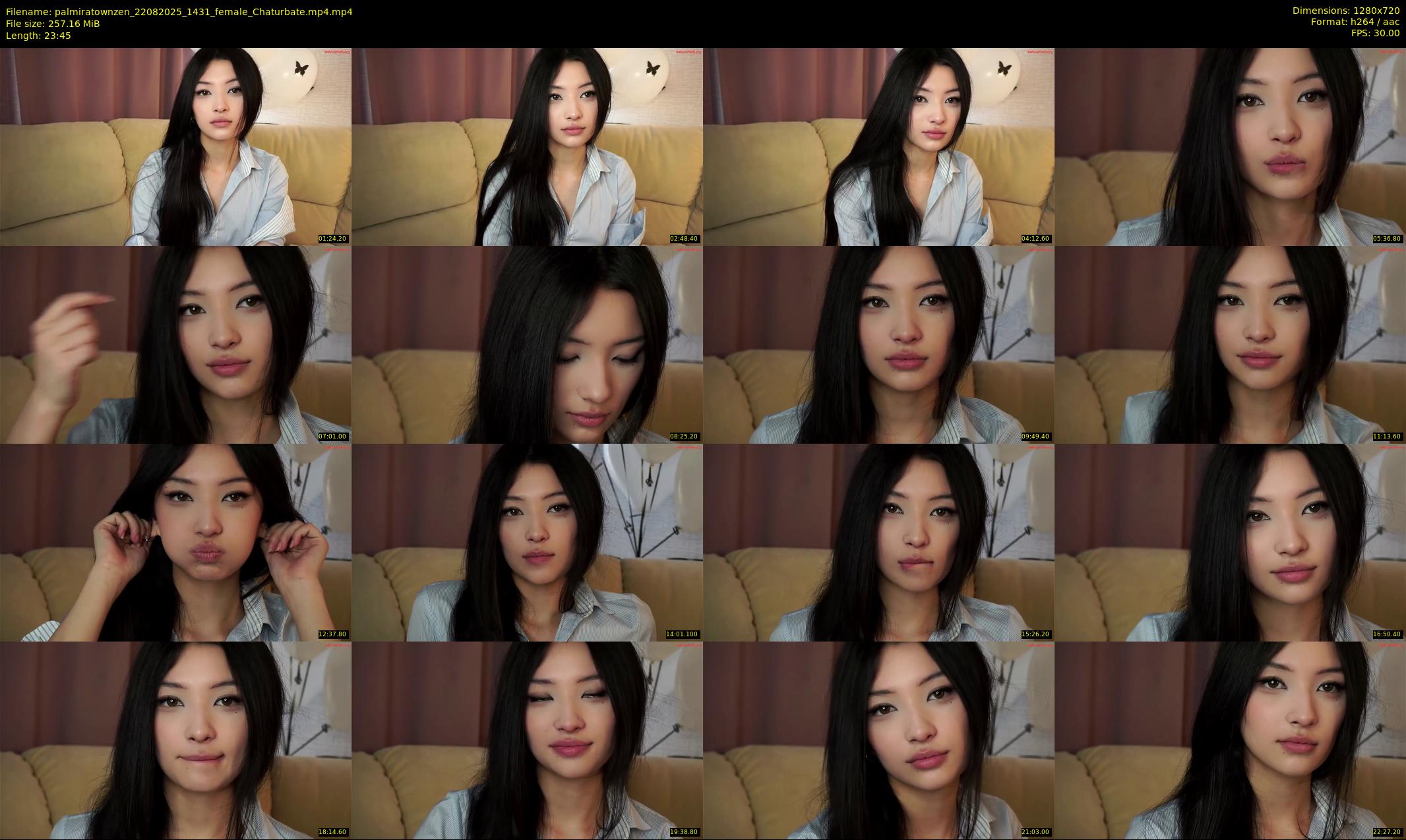 palmiratownzen — 24 minute Chaturbate female cam show recording, 720p, Aug 22, 2025