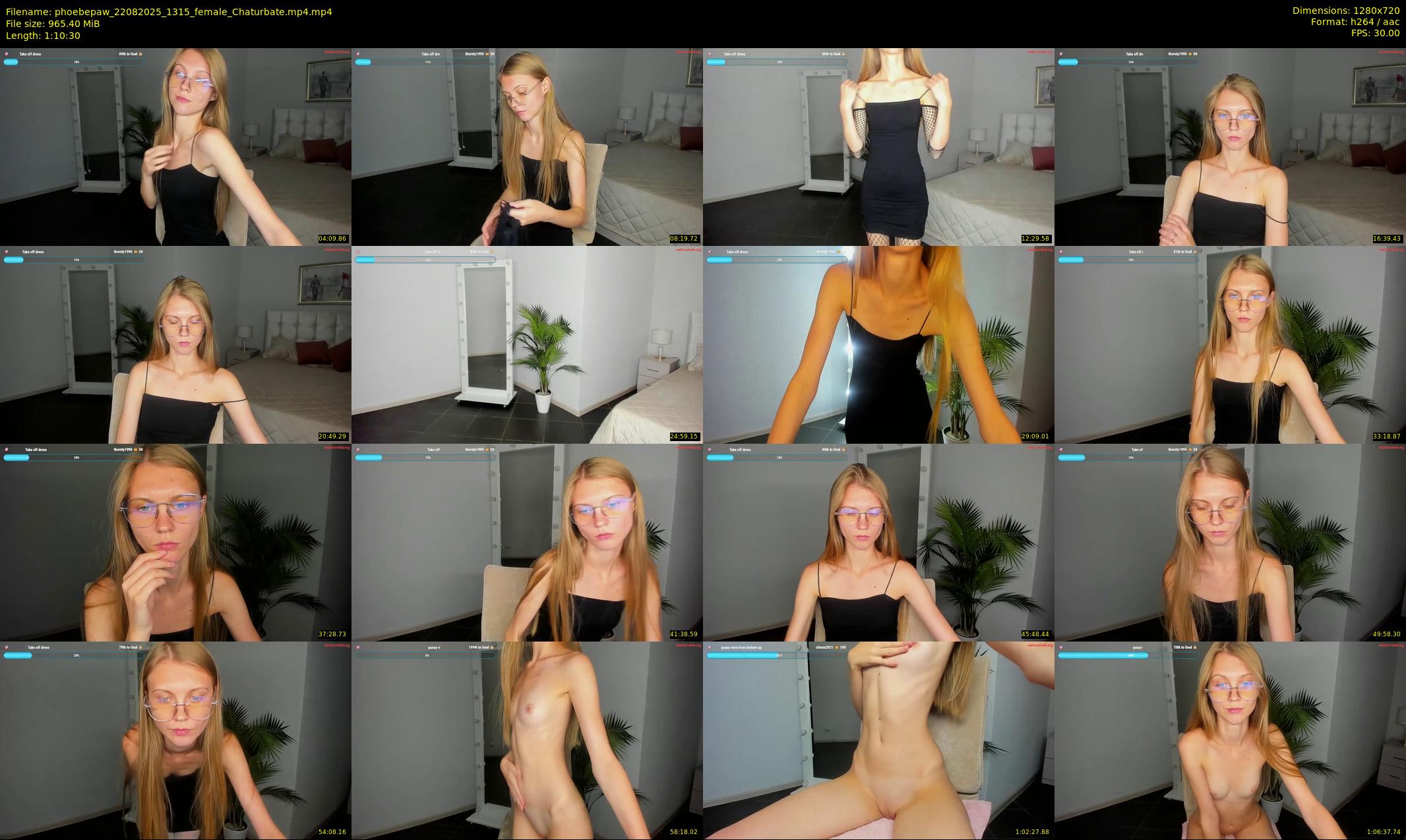 phoebepaw — 71 minute Chaturbate female cam show recording, 720p, Aug 22, 2025