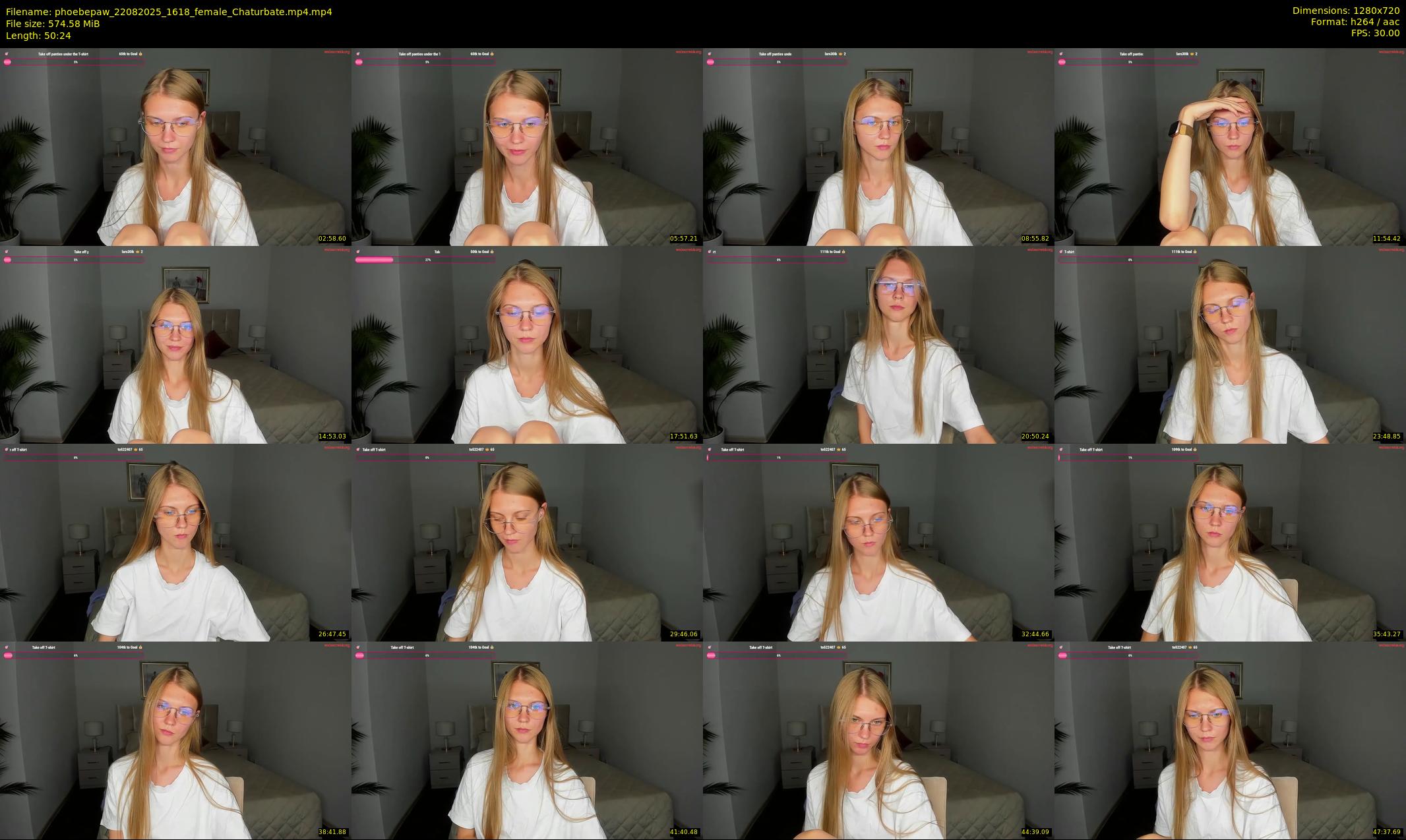 phoebepaw — 51 minute Chaturbate female cam show recording, 720p, Aug 22, 2025