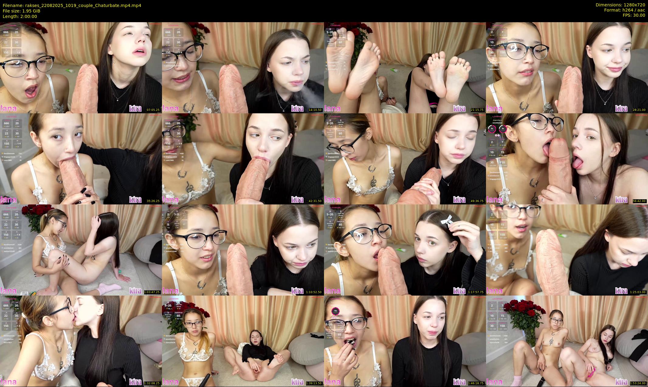 rakses — 120 minute Chaturbate couple cam show recording, 720p, Aug 22, 2025