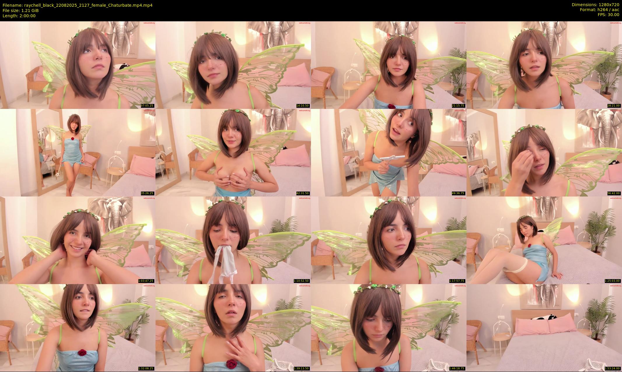 raychell_black — 120 minute Chaturbate female cam show recording, 720p, Aug 22, 2025