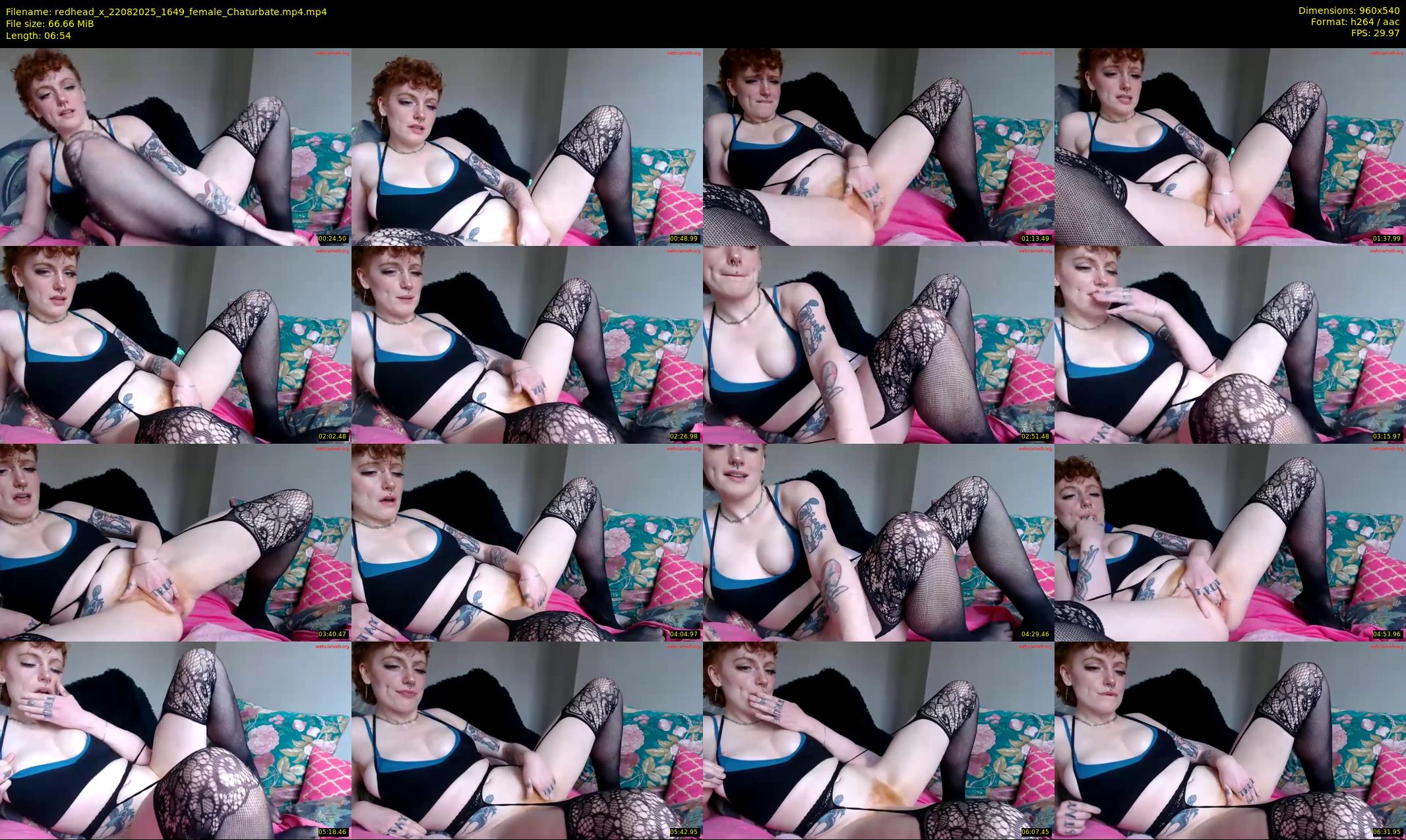 redhead_x — 7 minute Chaturbate female cam show recording, 480p, Aug 22, 2025