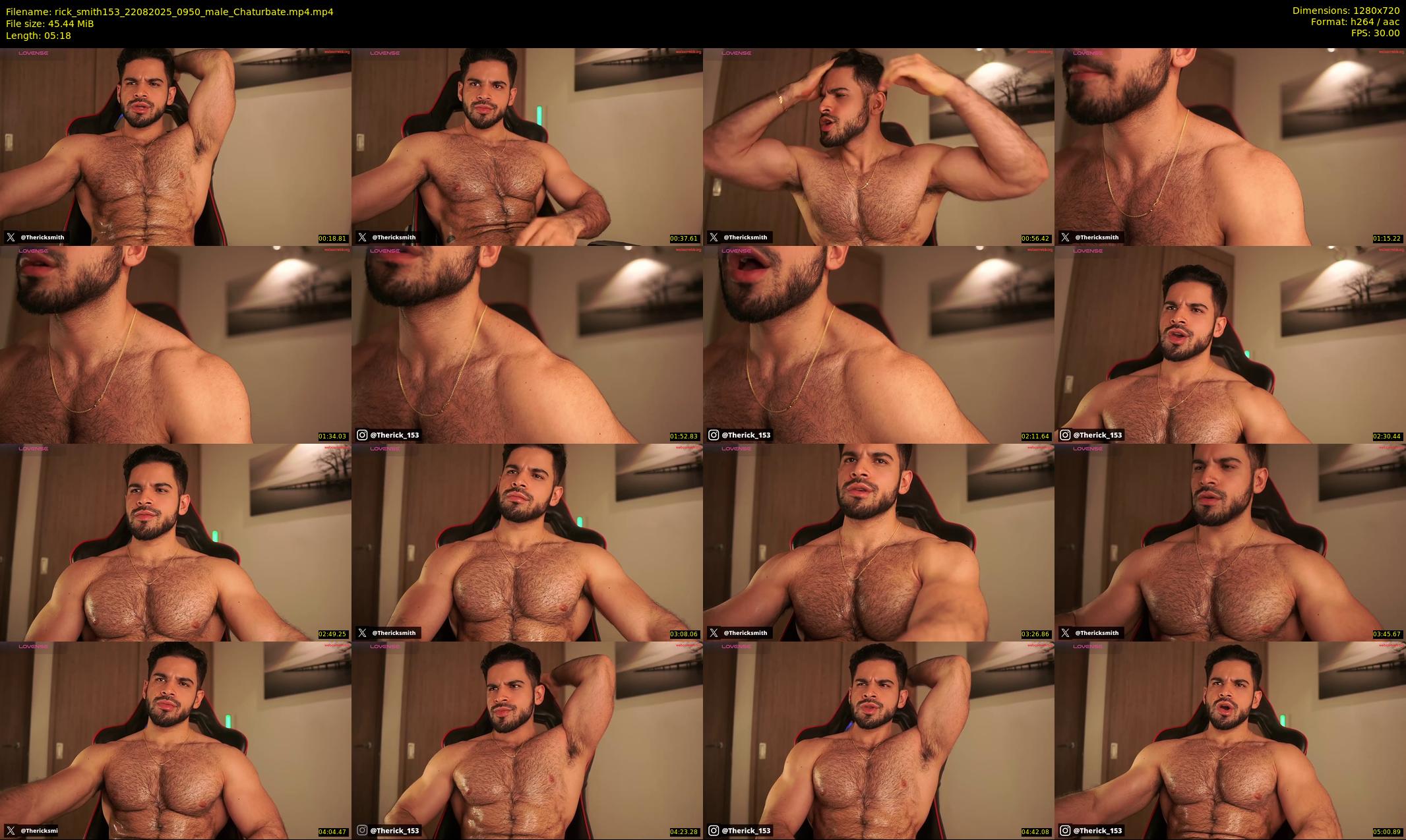 rick_smith153 — 6 minute Chaturbate male cam show recording, 720p, Aug 22, 2025