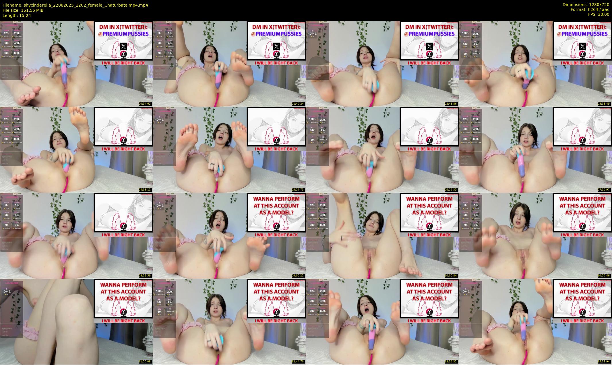 shycinderella — 16 minute Chaturbate female cam show recording, 720p, Aug 22, 2025