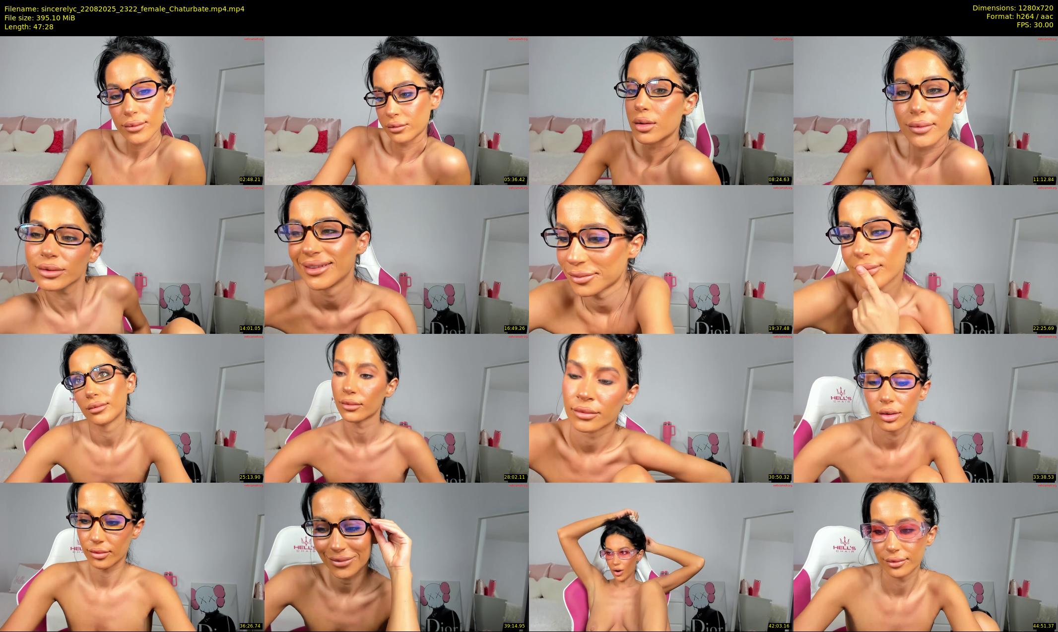sincerelyc — 48 minute Chaturbate female cam show recording, 720p, Aug 22, 2025