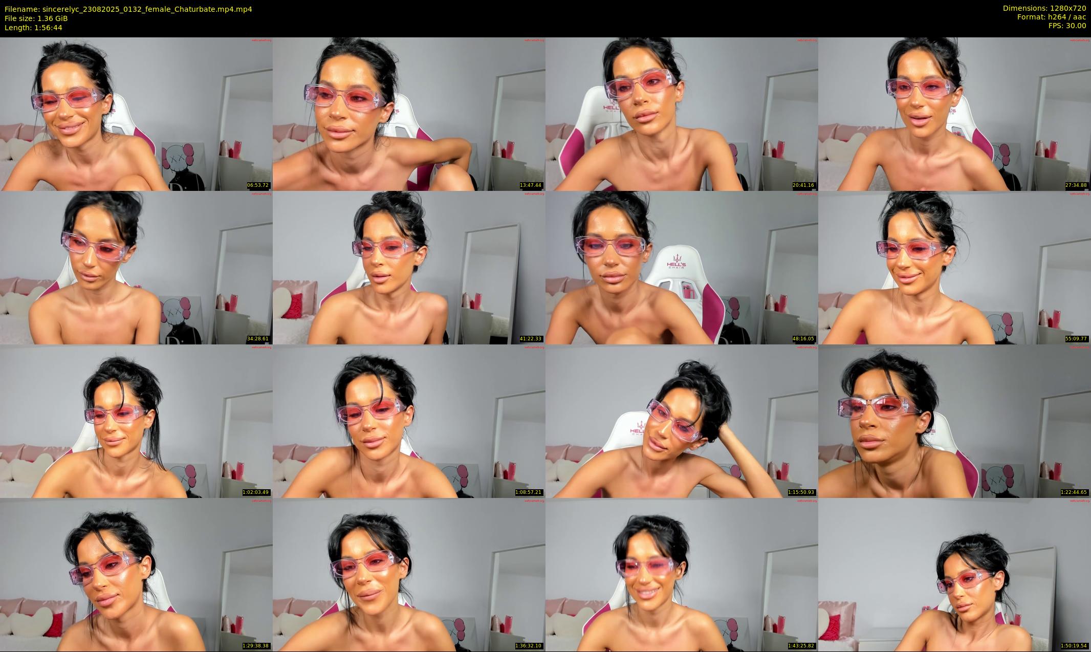 sincerelyc — 117 minute Chaturbate female cam show recording, 720p, Aug 23, 2025