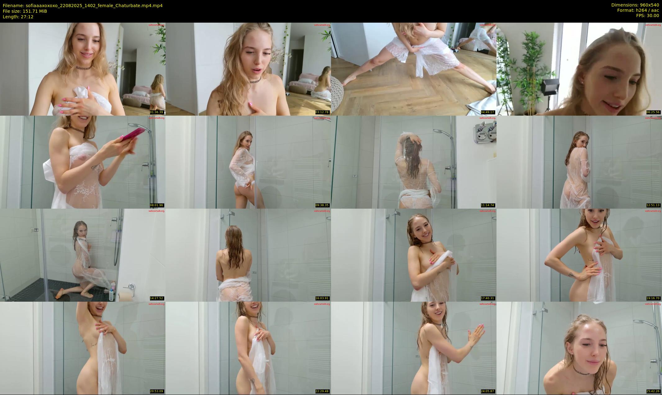 sofiaaaxoxoxo — 28 minute Chaturbate female cam show recording, 480p, Aug 22, 2025