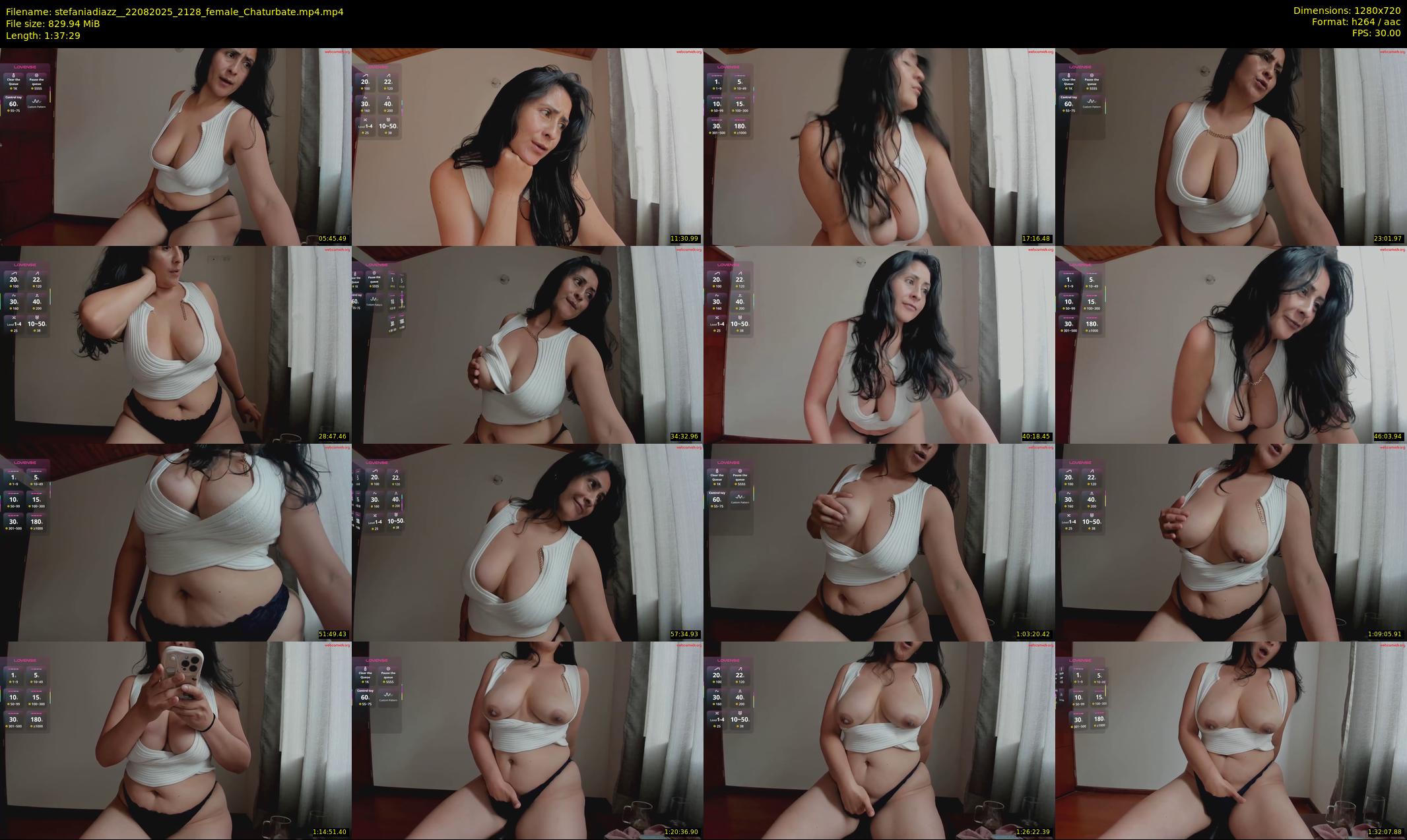 stefaniadiazz_ — 98 minute Chaturbate female cam show recording, 720p, Aug 22, 2025