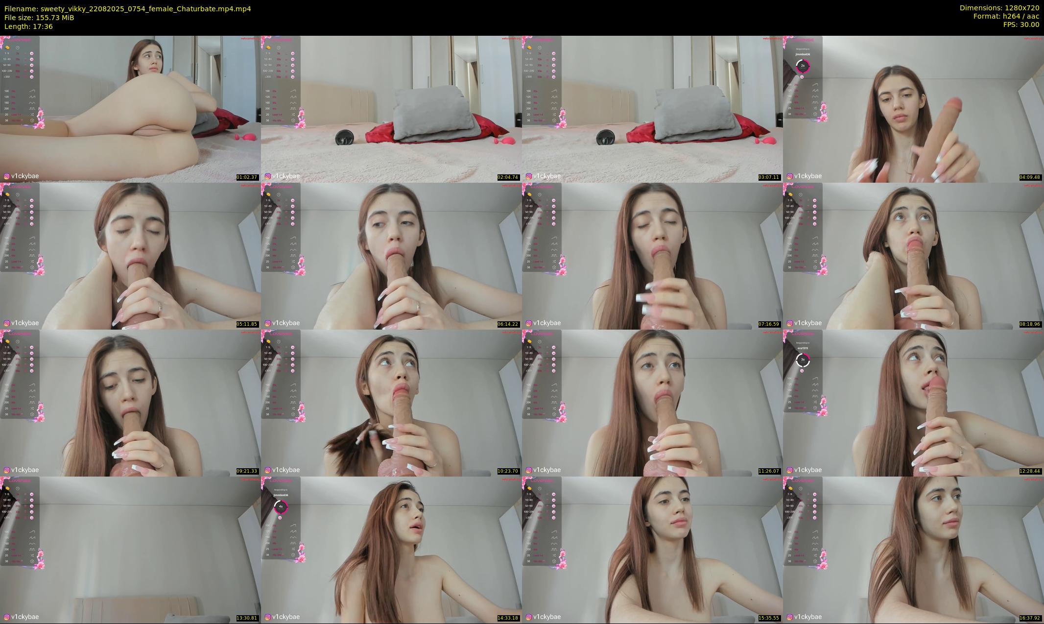 sweety_vikky — 18 minute Chaturbate female cam show recording, 720p, Aug 22, 2025