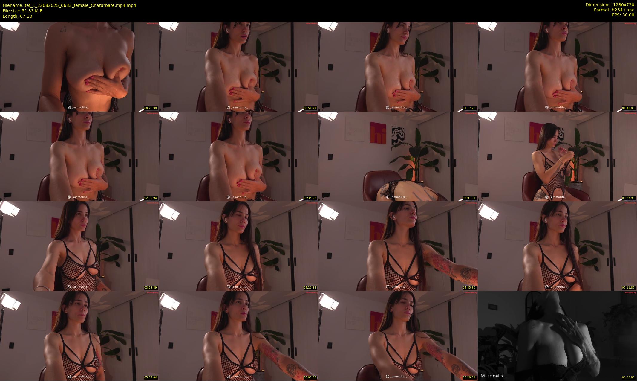 tef_1 — 8 minute Chaturbate female cam show recording, 720p, Aug 22, 2025