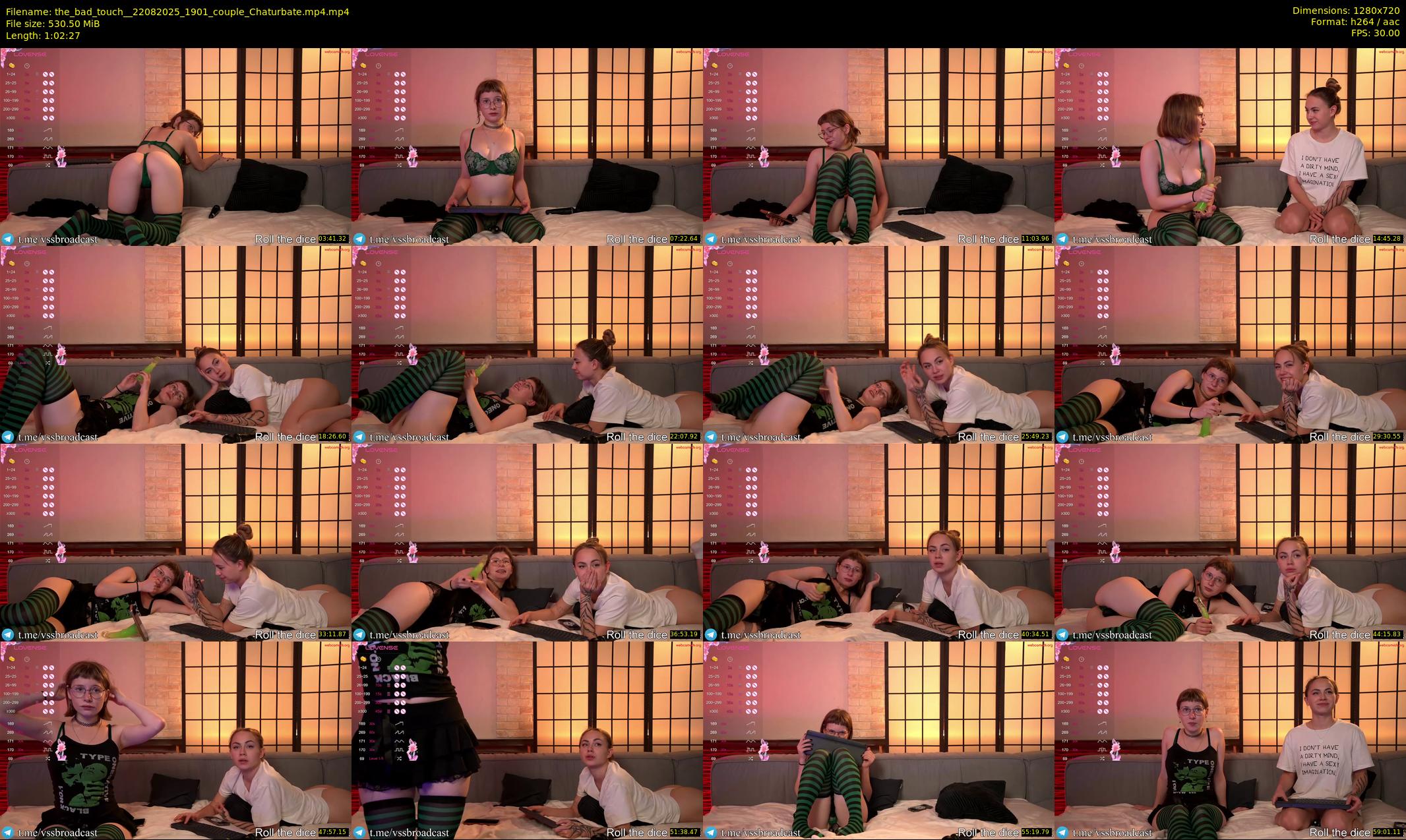 the_bad_touch_ — 63 minute Chaturbate couple cam show recording, 720p, Aug 22, 2025