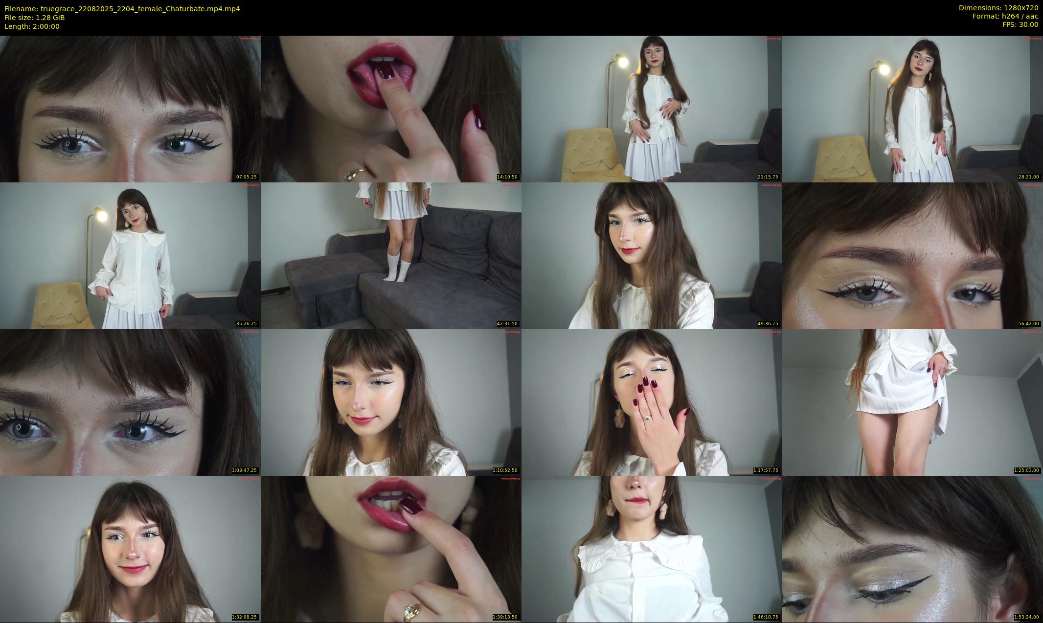 truegrace — 120 minute Chaturbate female cam show recording, 720p, Aug 22, 2025