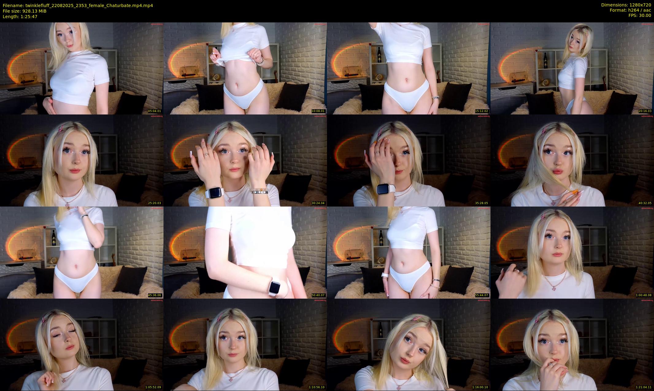 twinklefluff — 86 minute Chaturbate female cam show recording, 720p, Aug 22, 2025